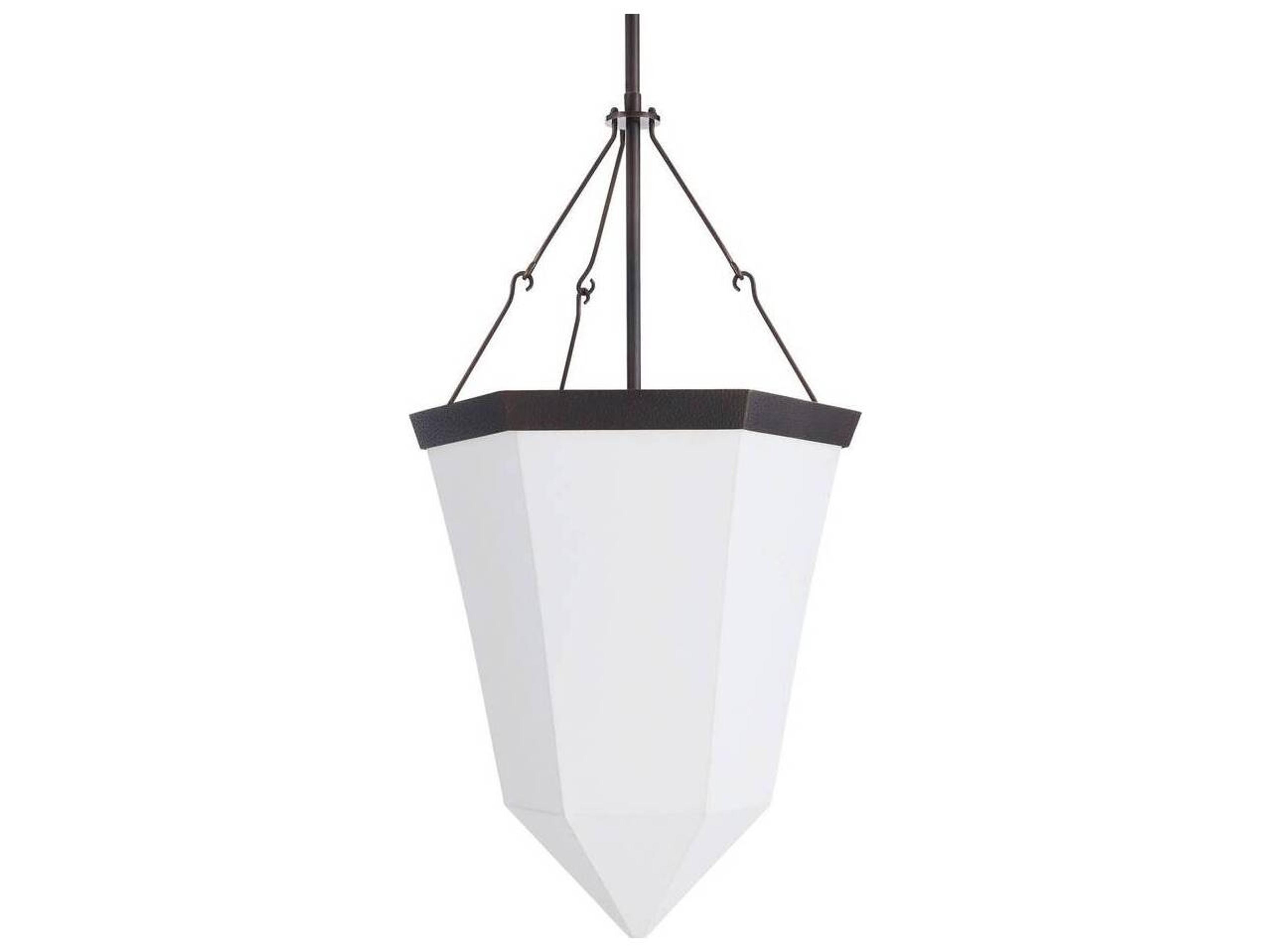 Arteriors Home Ivory White Geometric Pendant