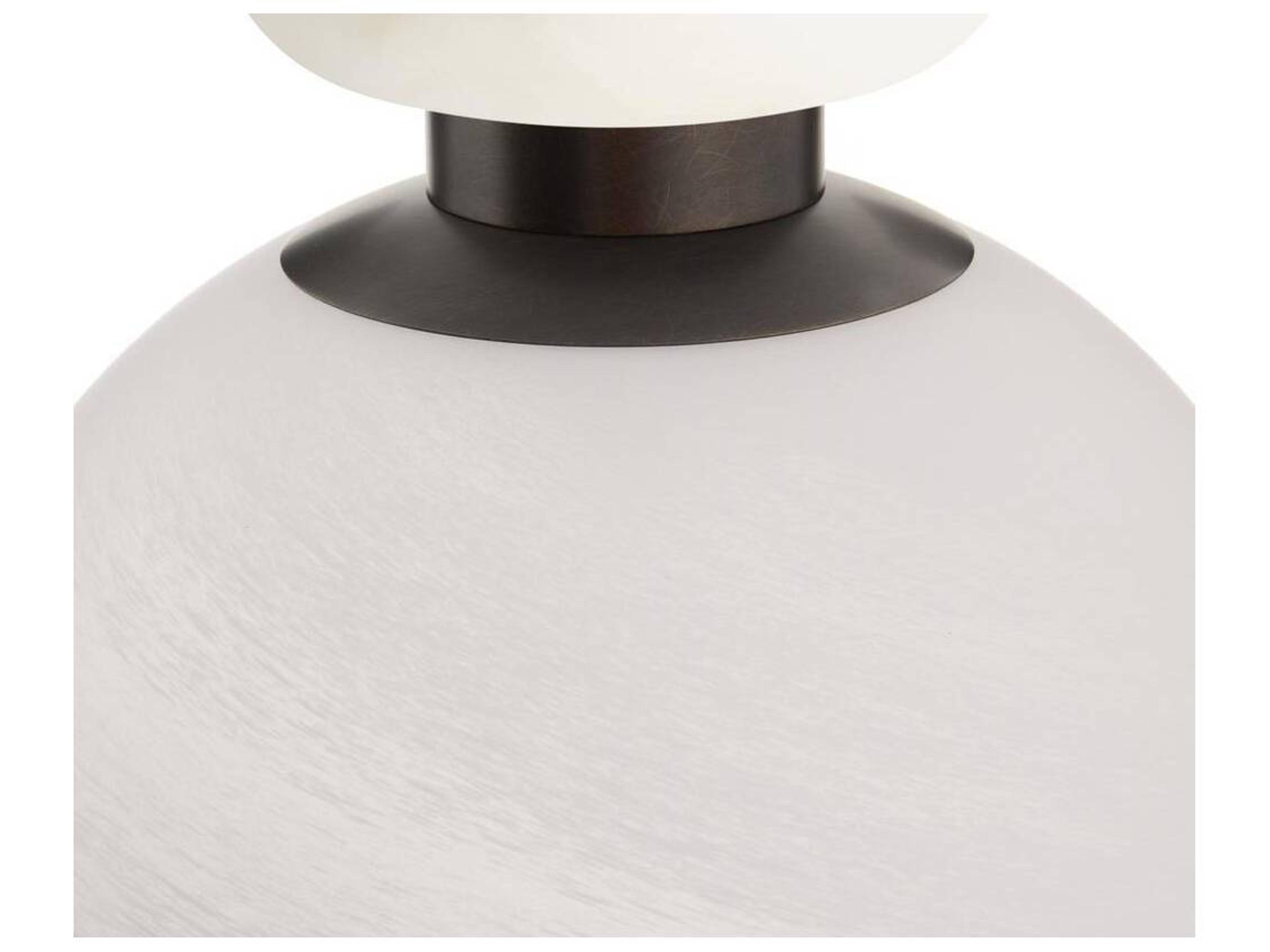 Arteriors Home Matte Swirl Black Globe Pendant