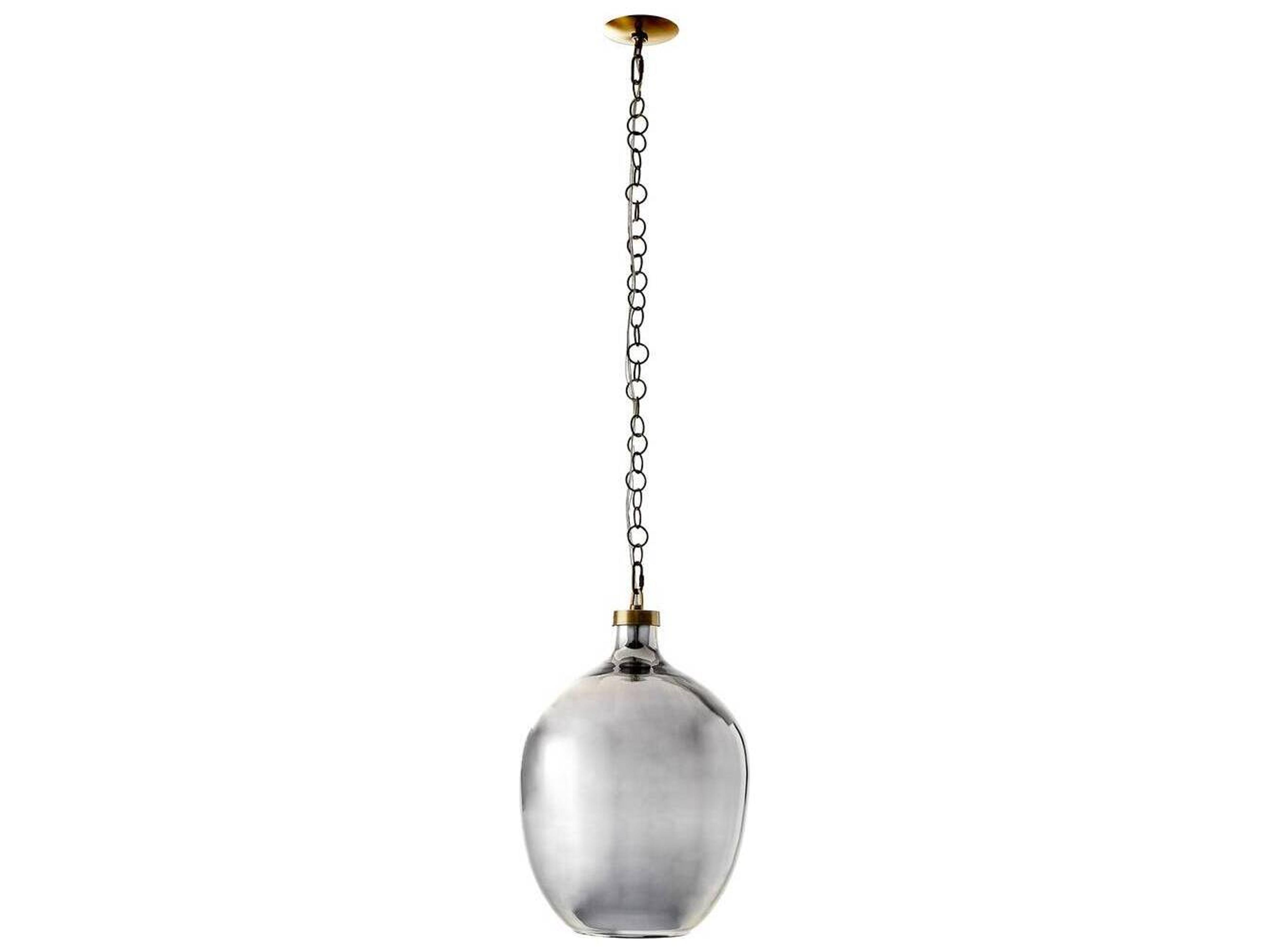 Trost Pendant Light in Flint Luster Glass