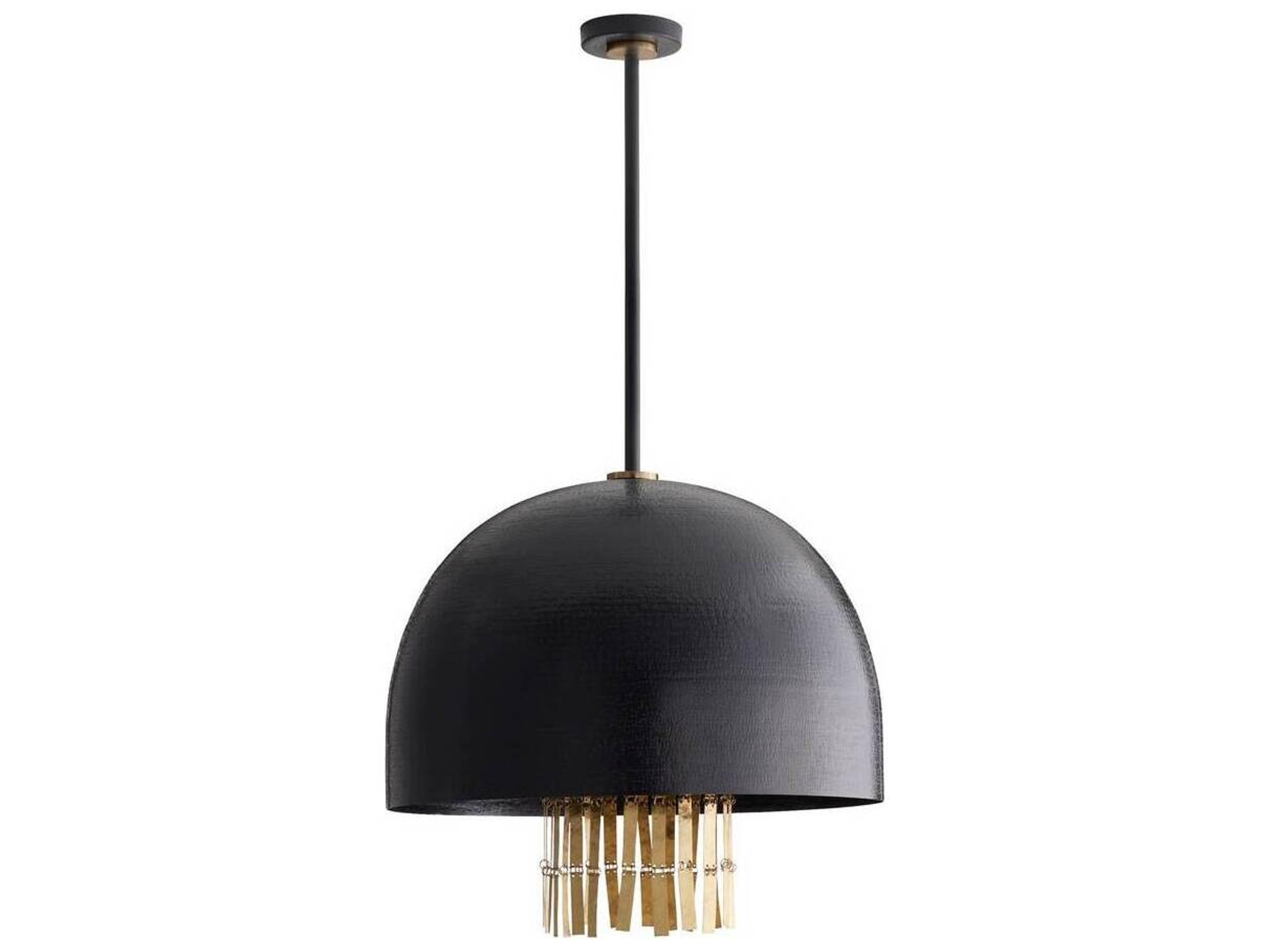 Arteriors Home Giraldo 3-Light English Bronze Antique Brass Dome Pendant