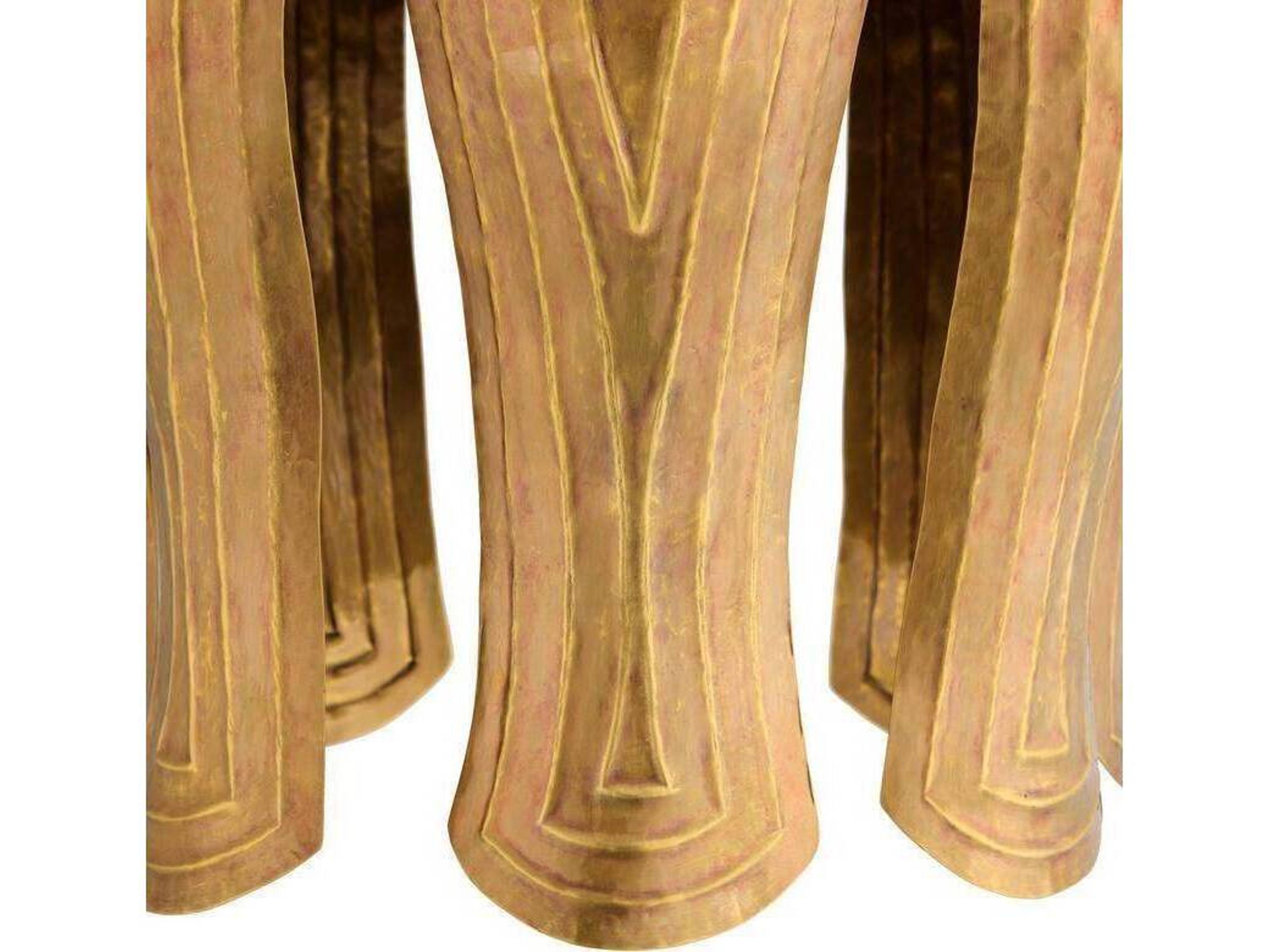 Arteriors Home Judith Arteriors Home 1-Light Vintage Brass Gold Brown Pendant