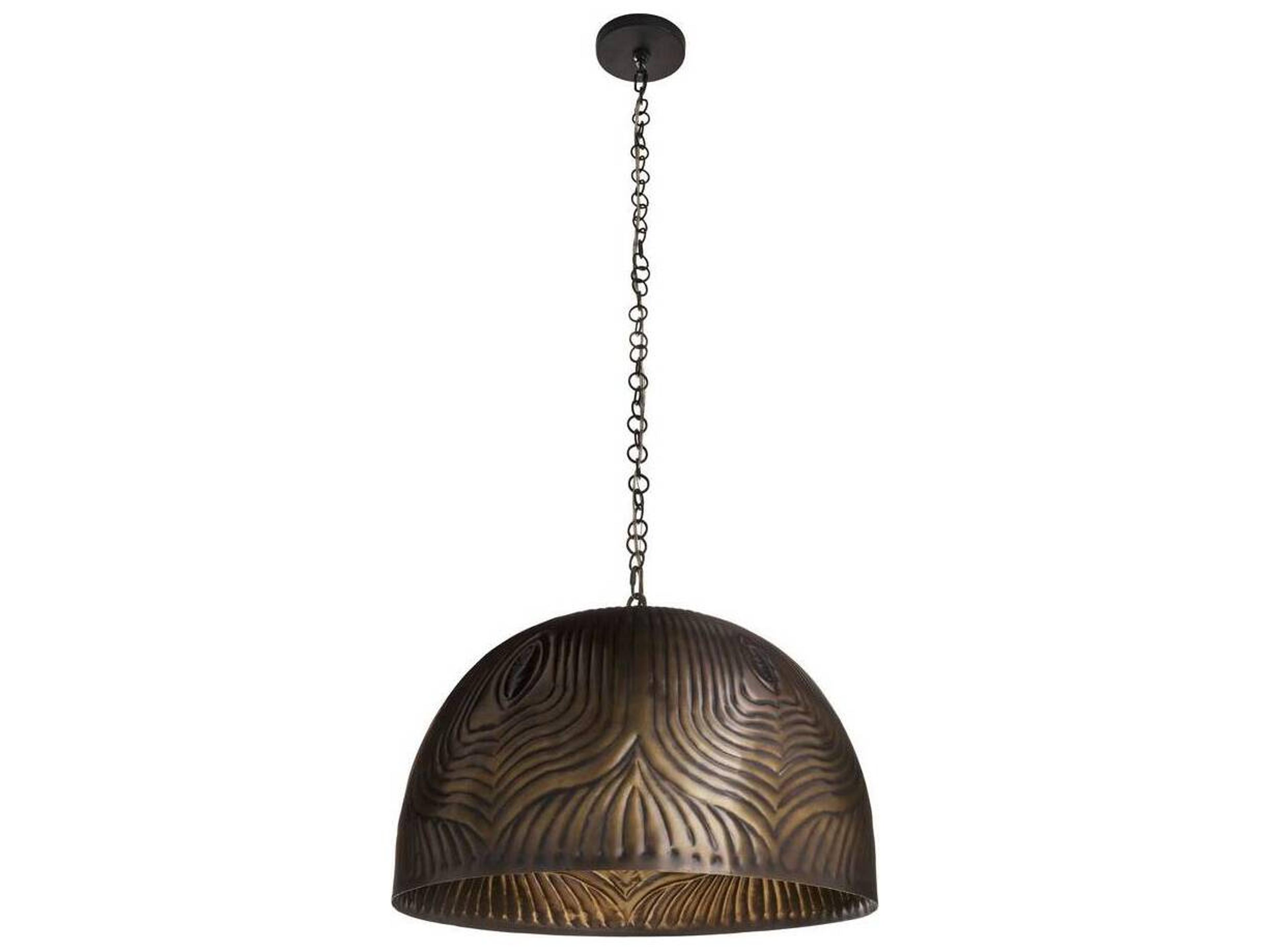 Arteriors Home Antique Bronze Dome Pendant