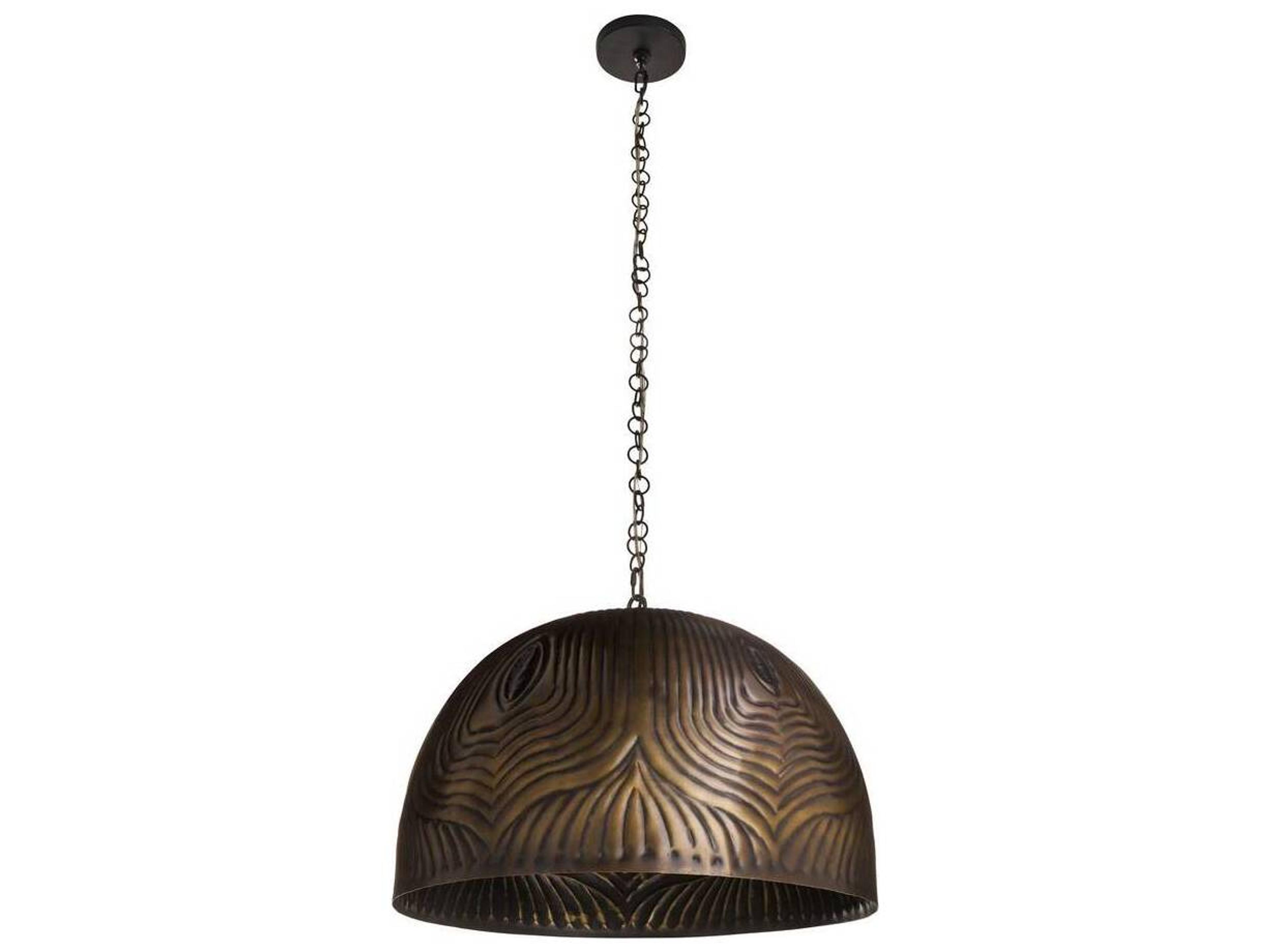 Arteriors Home Antique Bronze Dome Pendant