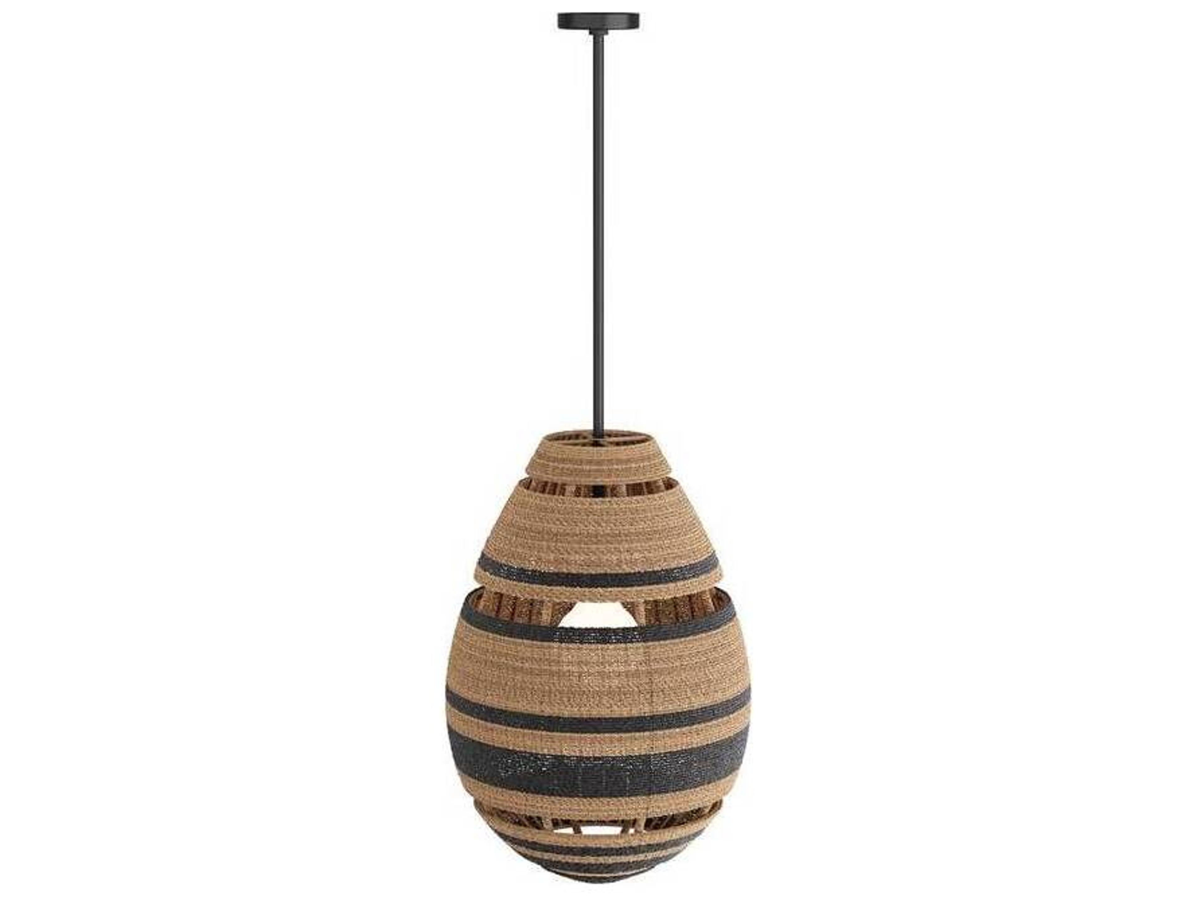 Arteriors Home 1-Light Natural Brown Pendant