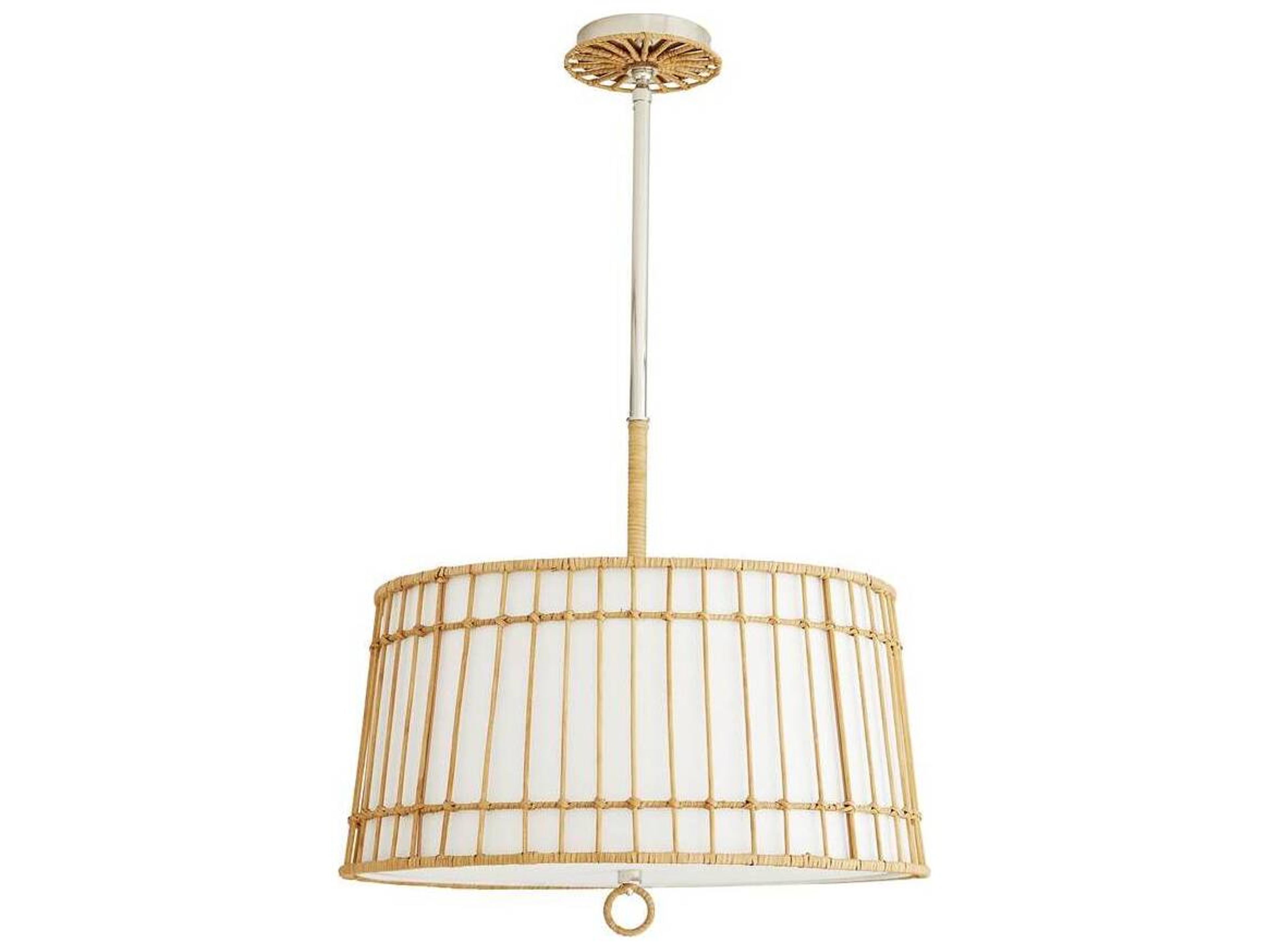 Sea Island Pendant Natural Rattan
