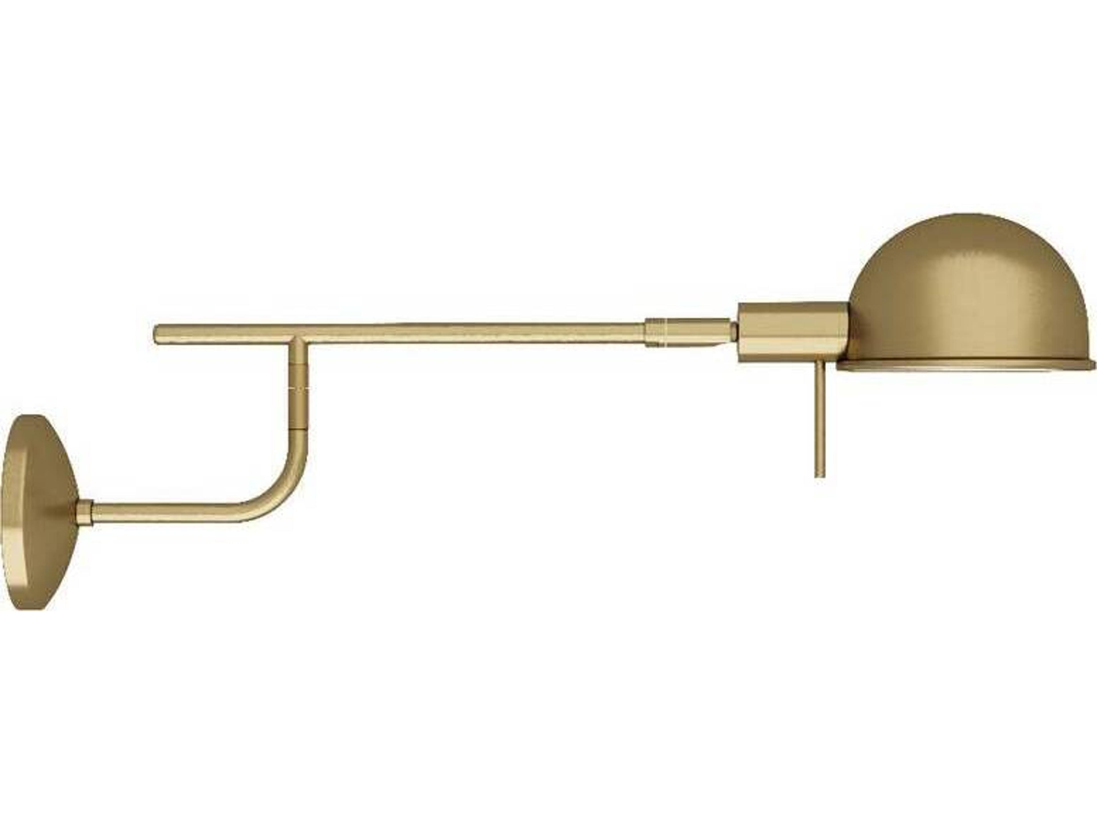Arteriors Home 1-Light Antique Brass Swing Wall Sconce