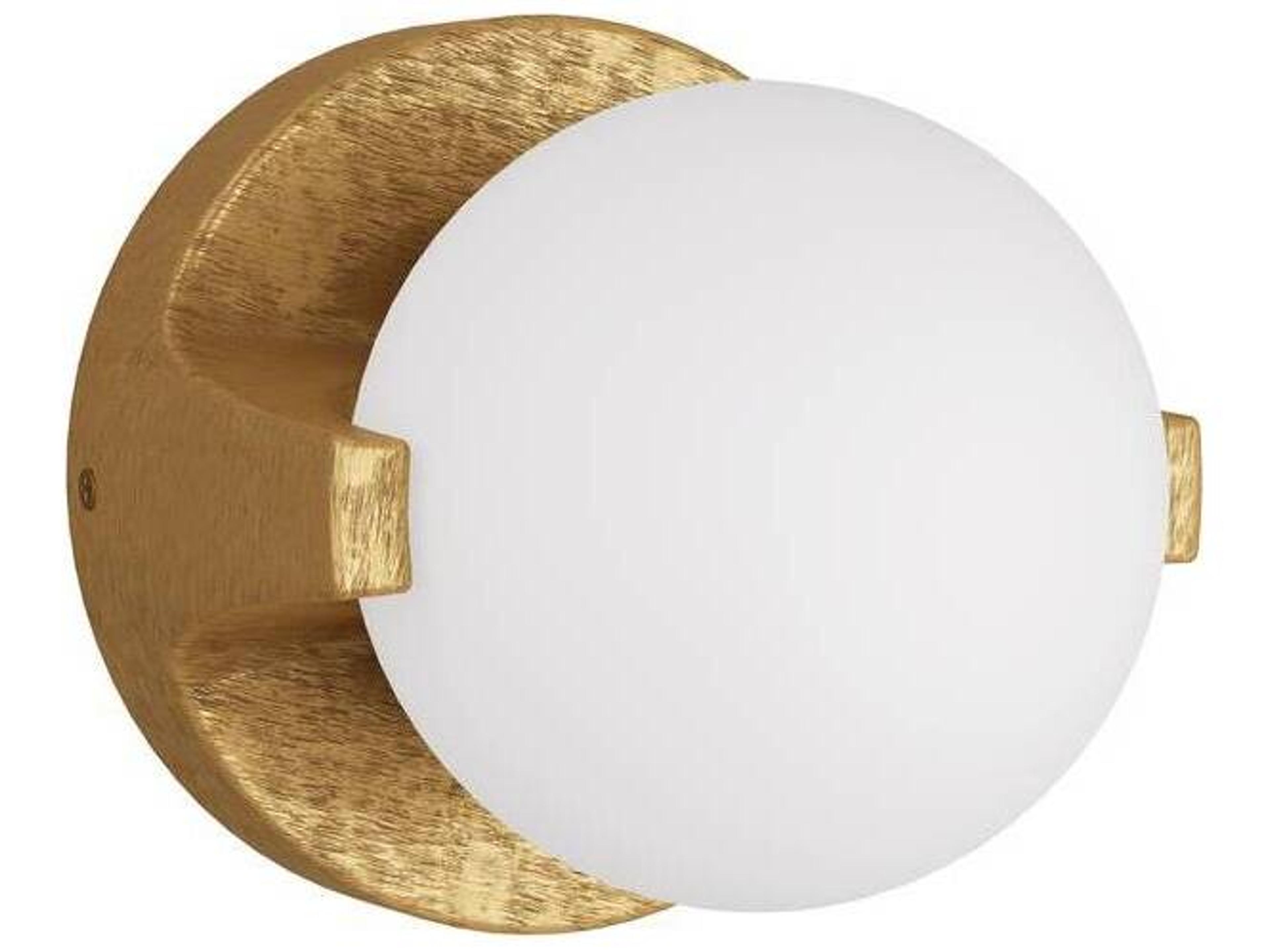 Arteriors Home Thurlow 1-Light Opal Antique Brass Wall Sconce