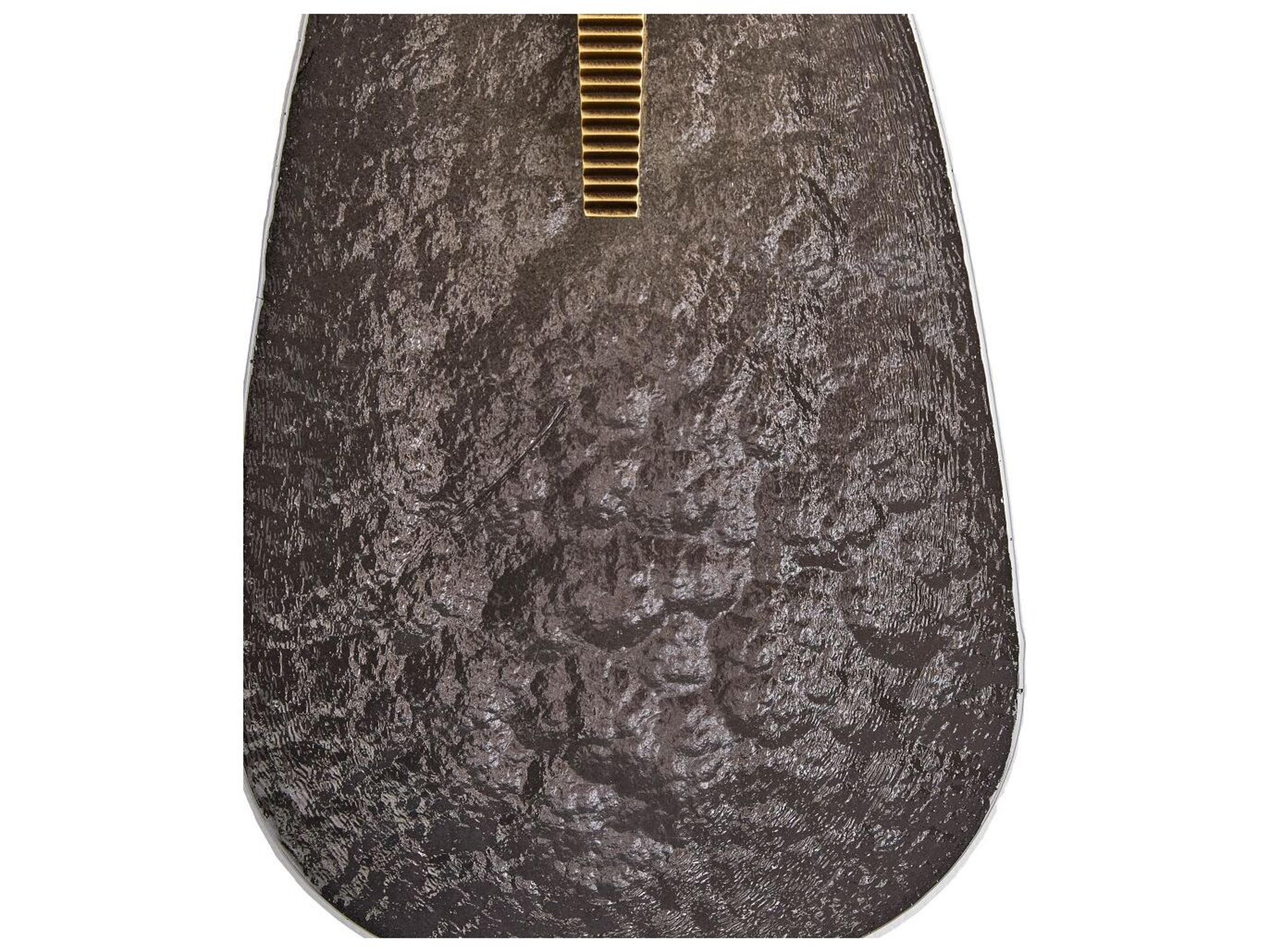 Arteriors Home Zelda 1-Light Antique Brass Smoke Luster Wall Sconce