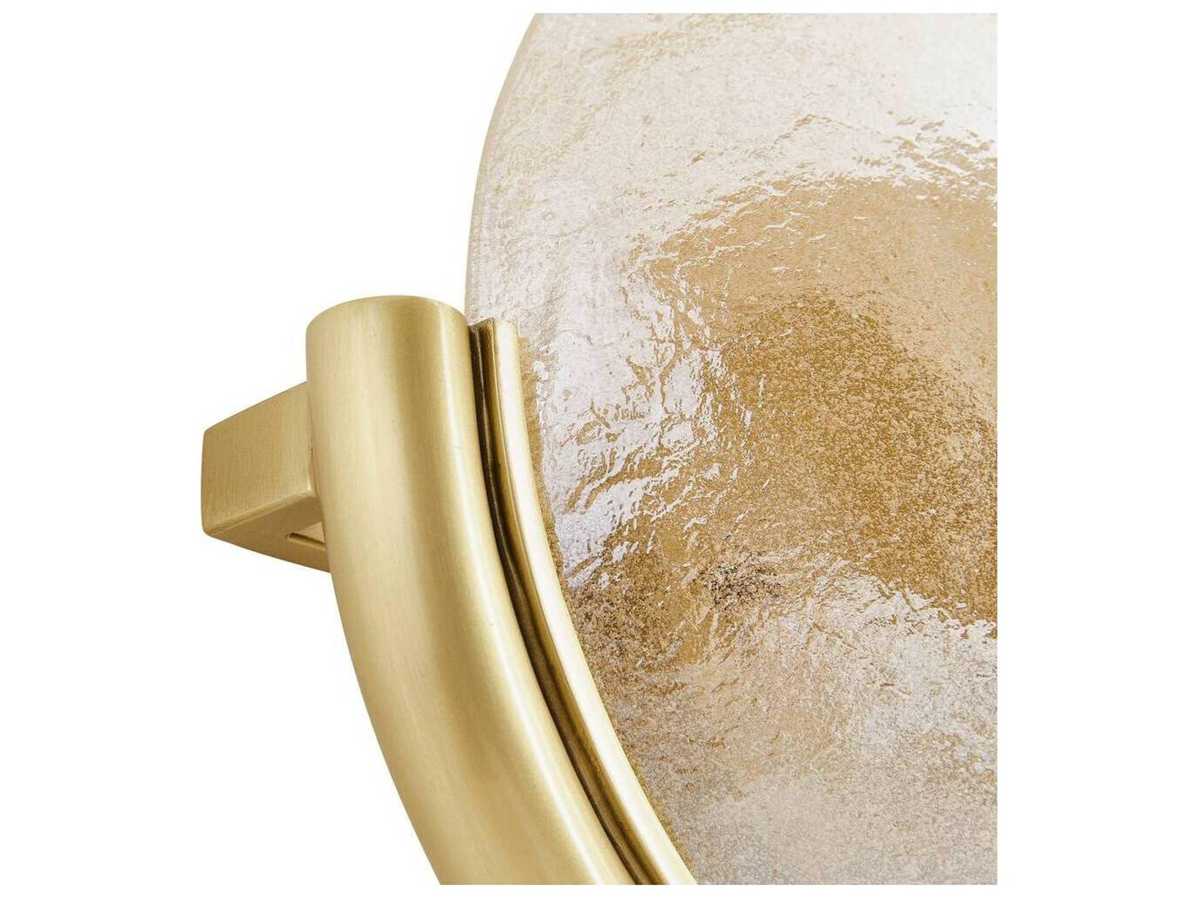 Arteriors Home Alicia 1-Light Antique Brass Champagne Wall Sconce