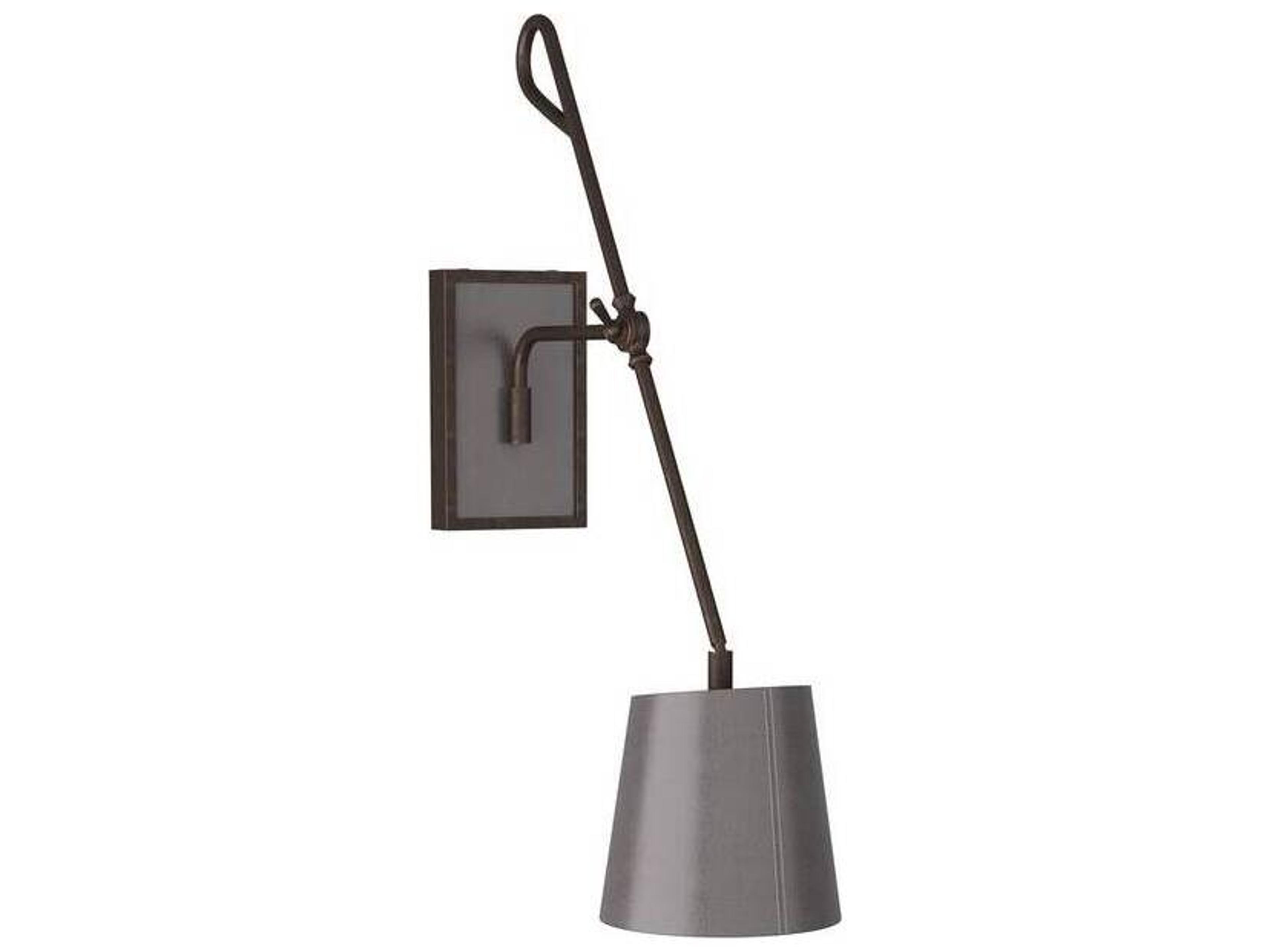 Arteriors Home Birdwell 1-Light English Bronze Graphite Swing Wall Sconce