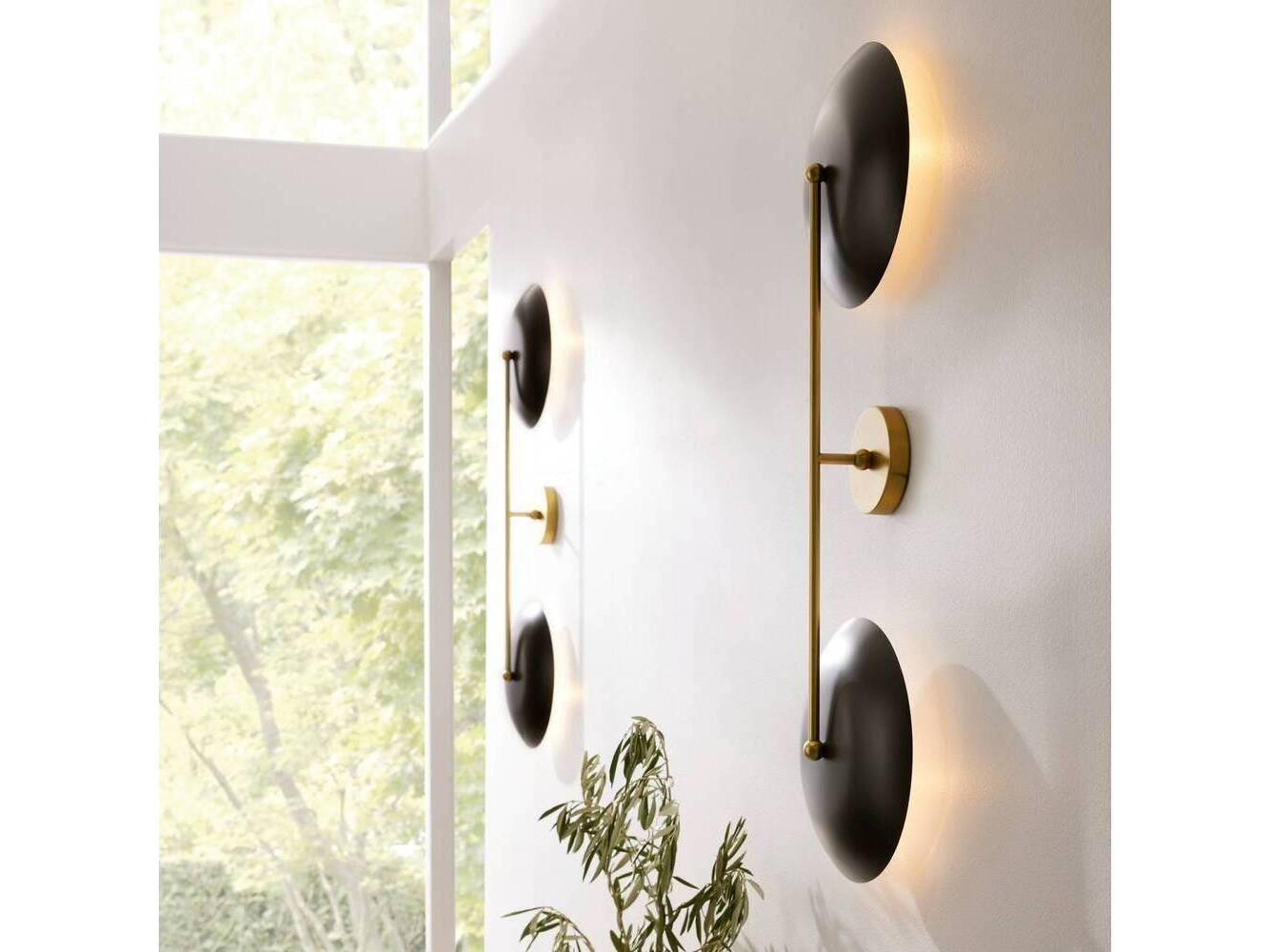 Arteriors Griffith 2-Light Wall Sconce in Antique Brass and Bronze