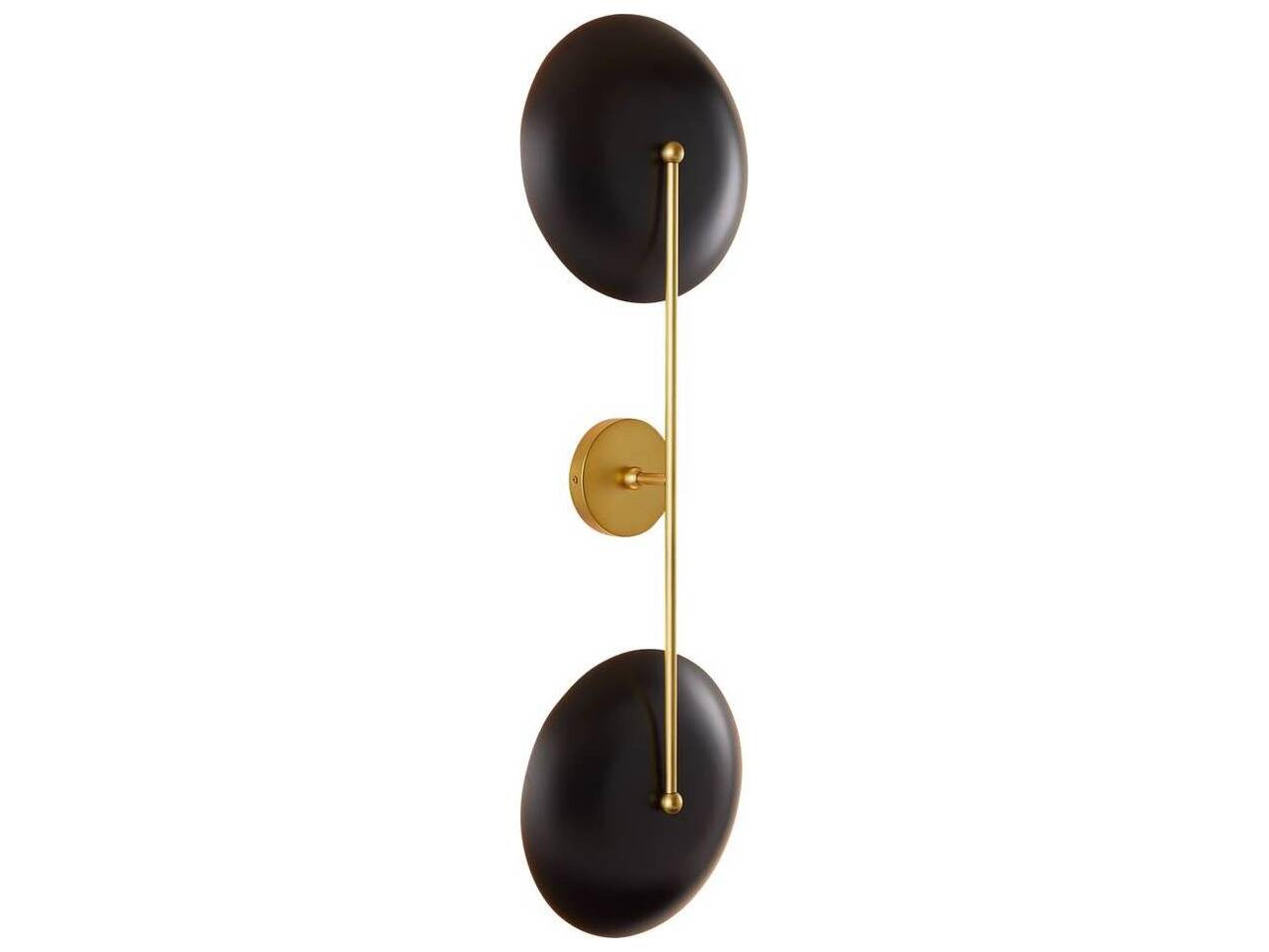 Arteriors Home Griffith 2-Light Antique Brass Bronze Wall Sconce