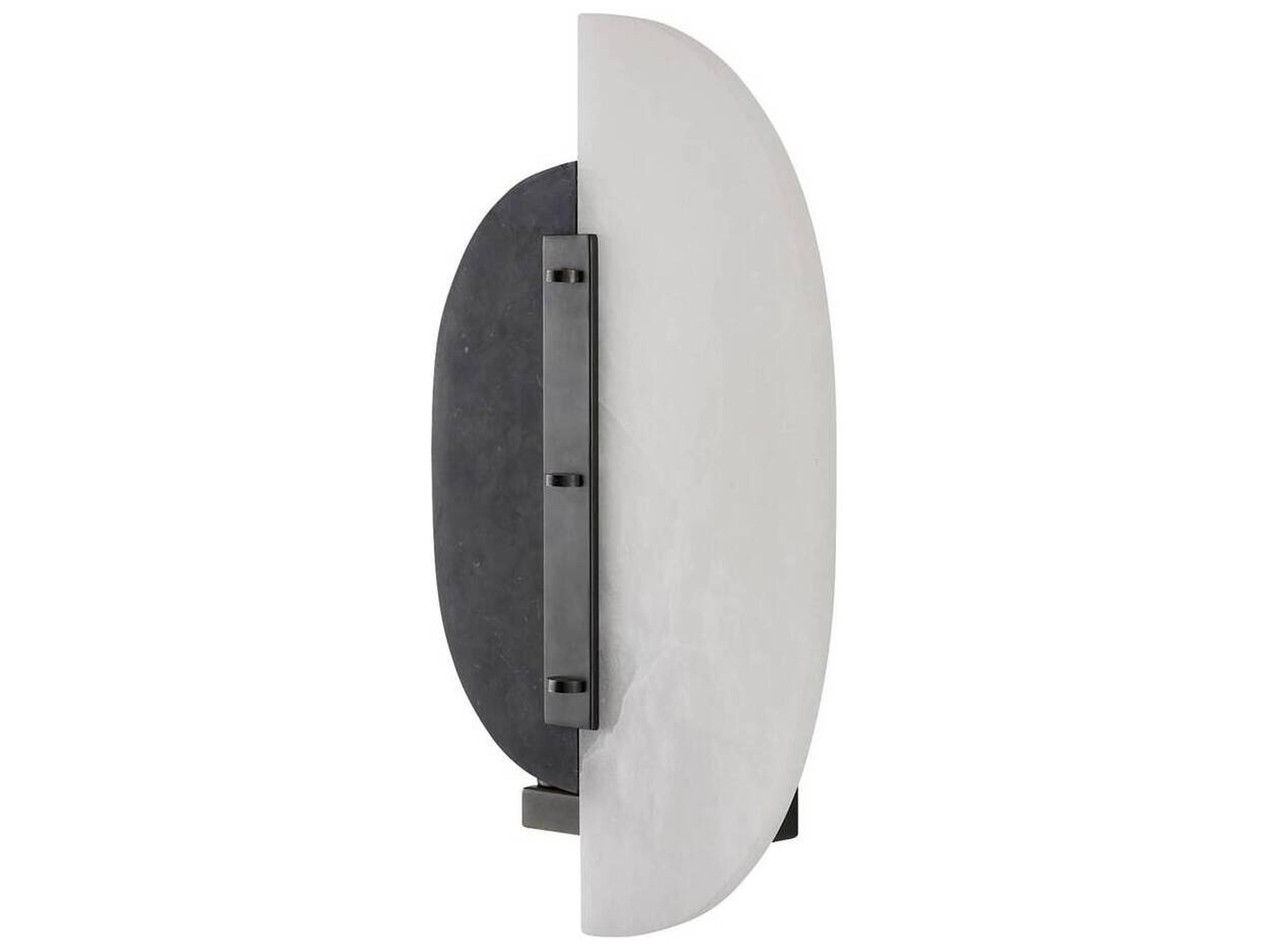 Kianna Wall Sconce Sculptural Alabaster and Marble Light