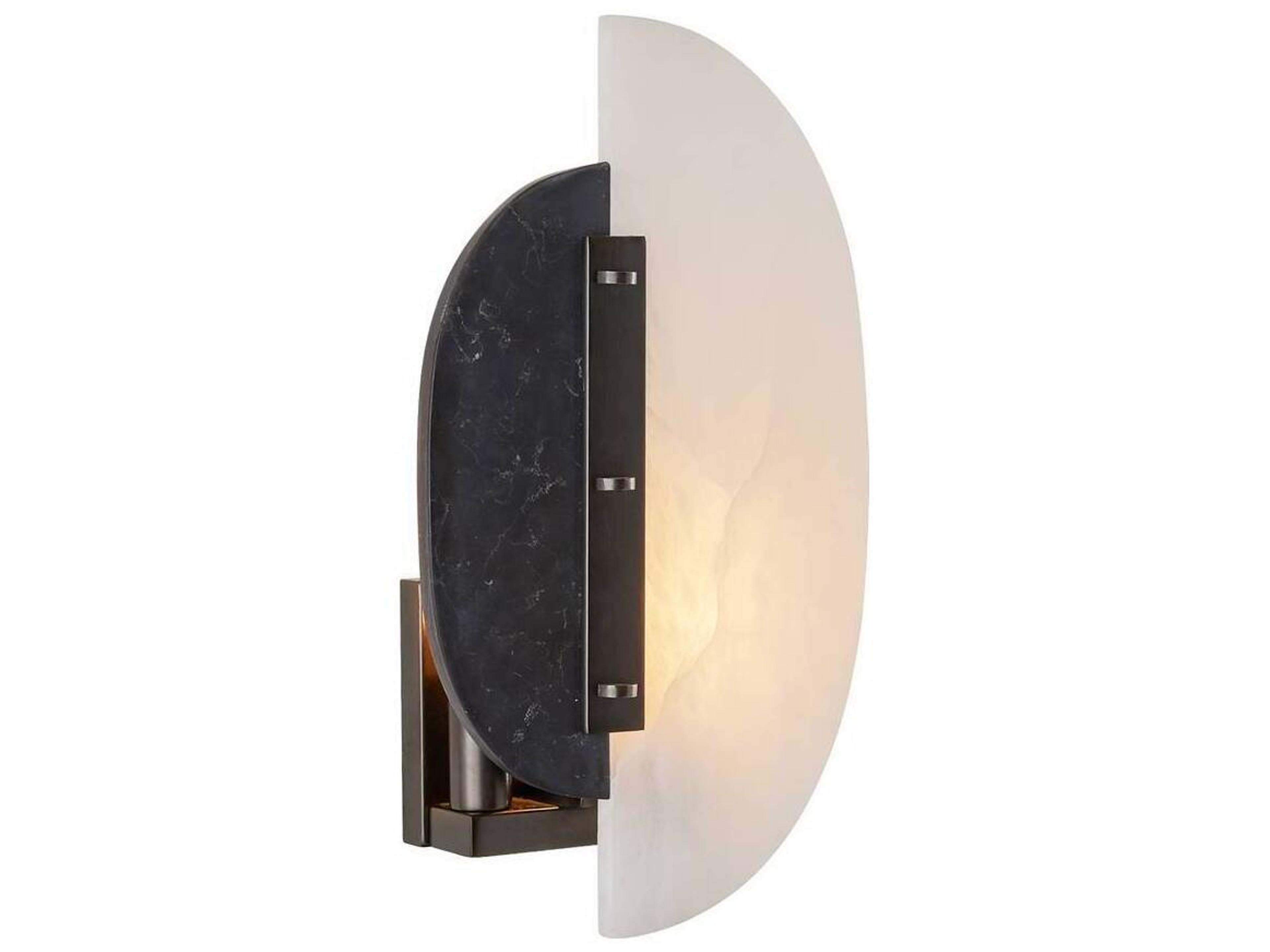 Arteriors Home Kianna 2-Light White Black Wall Sconce