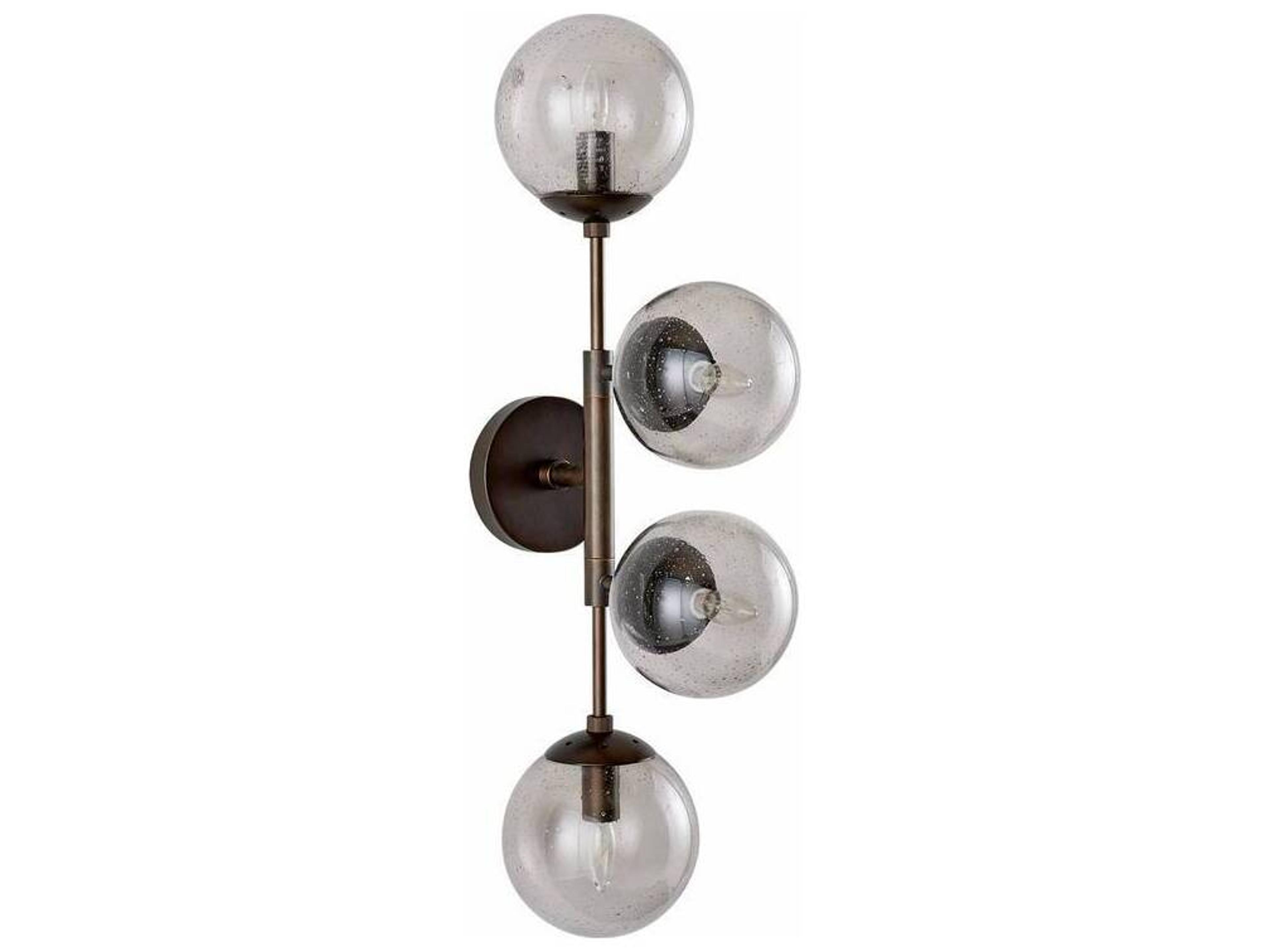 Arteriors Home Christelle 4-Light Smoke English Bronze Wall Sconce