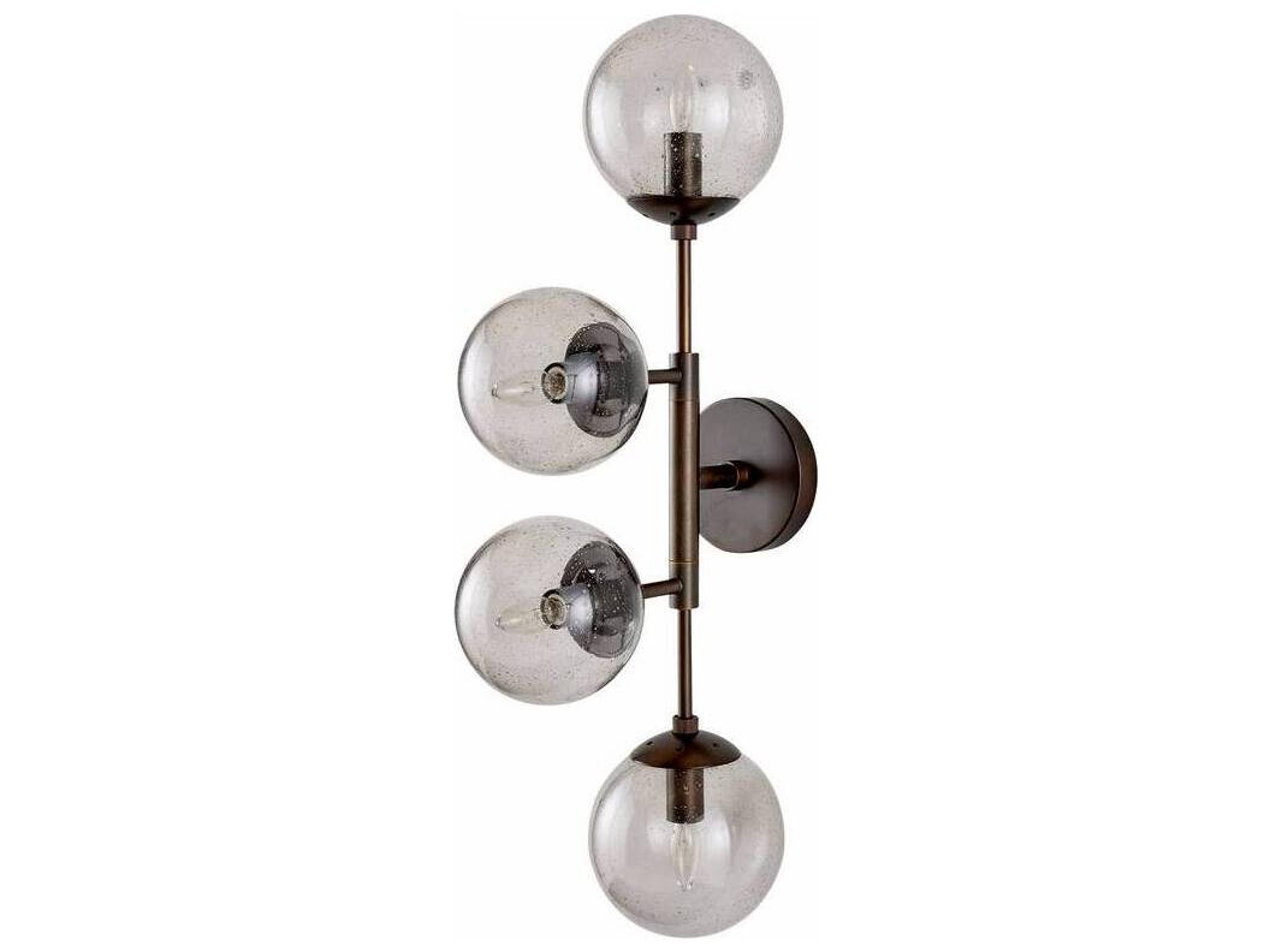 Arteriors Home Christelle 4-Light Smoke English Bronze Wall Sconce