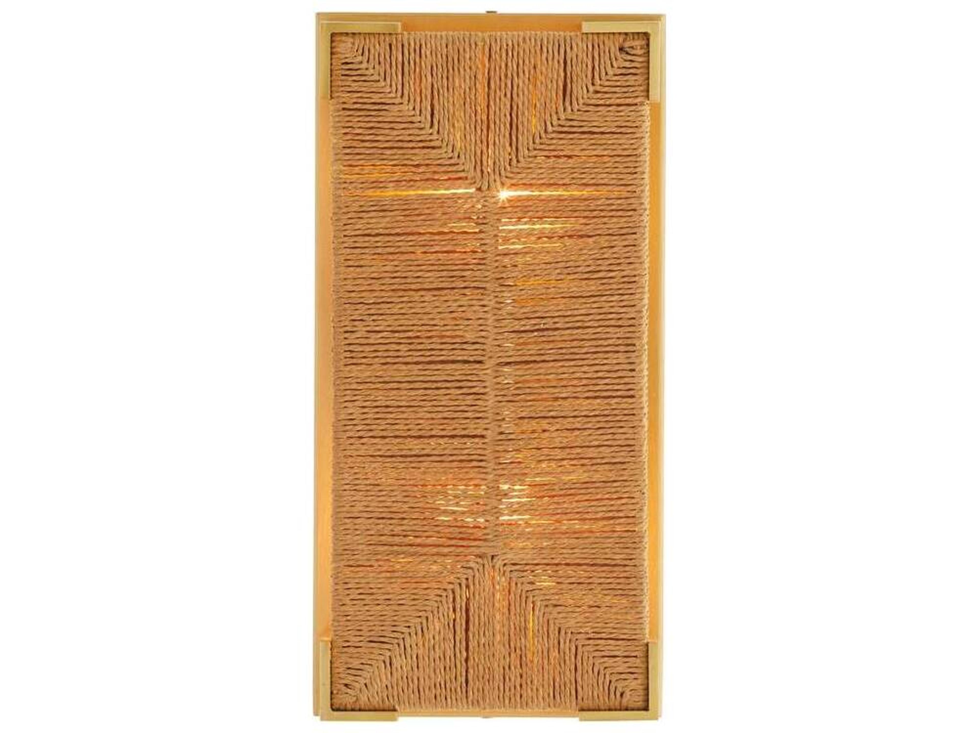 Arteriors Home Finnegan 1-Light Natural Antique Brass Wall Sconce