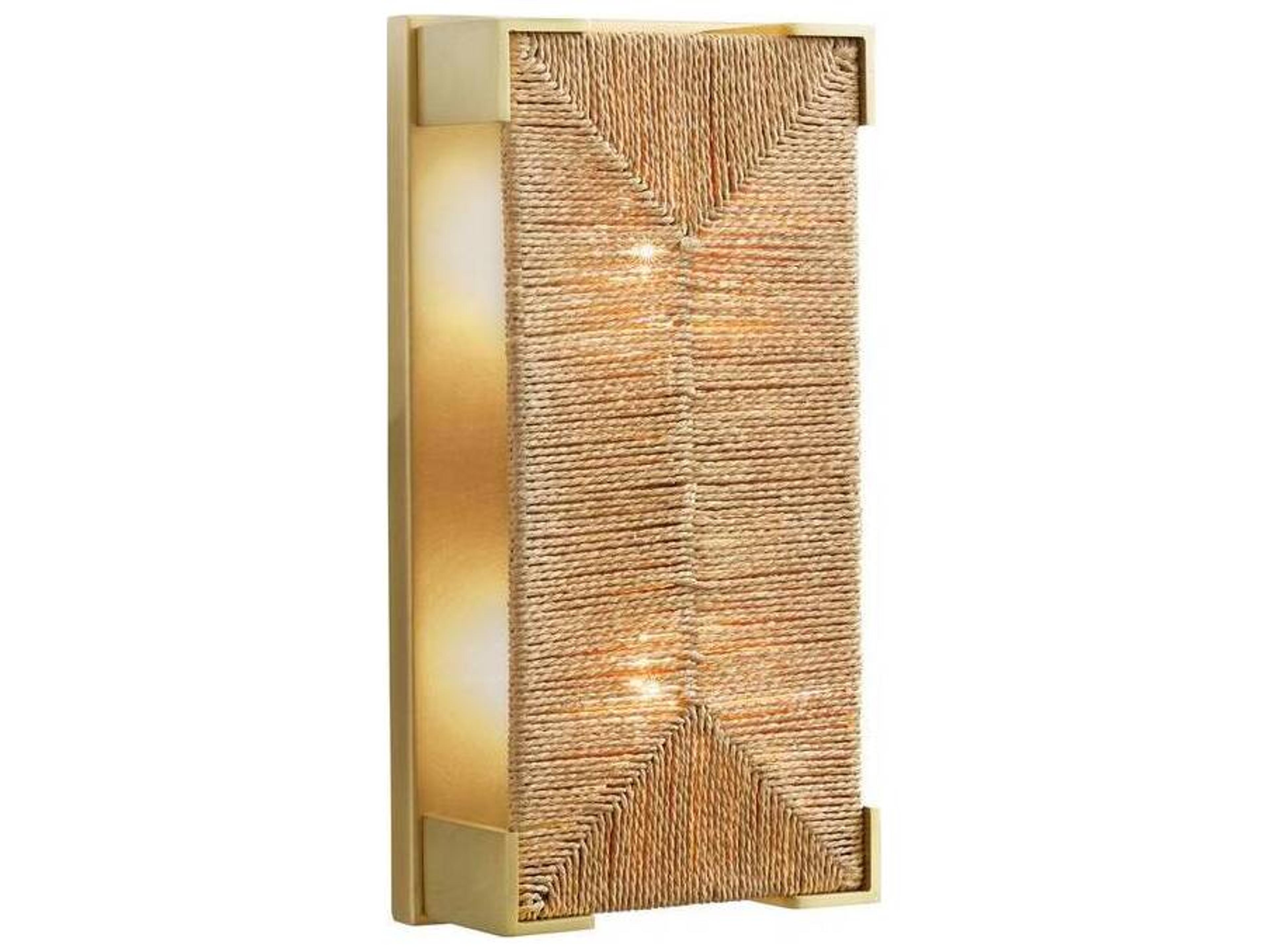 Arteriors Home Finnegan 1-Light Natural Antique Brass Wall Sconce