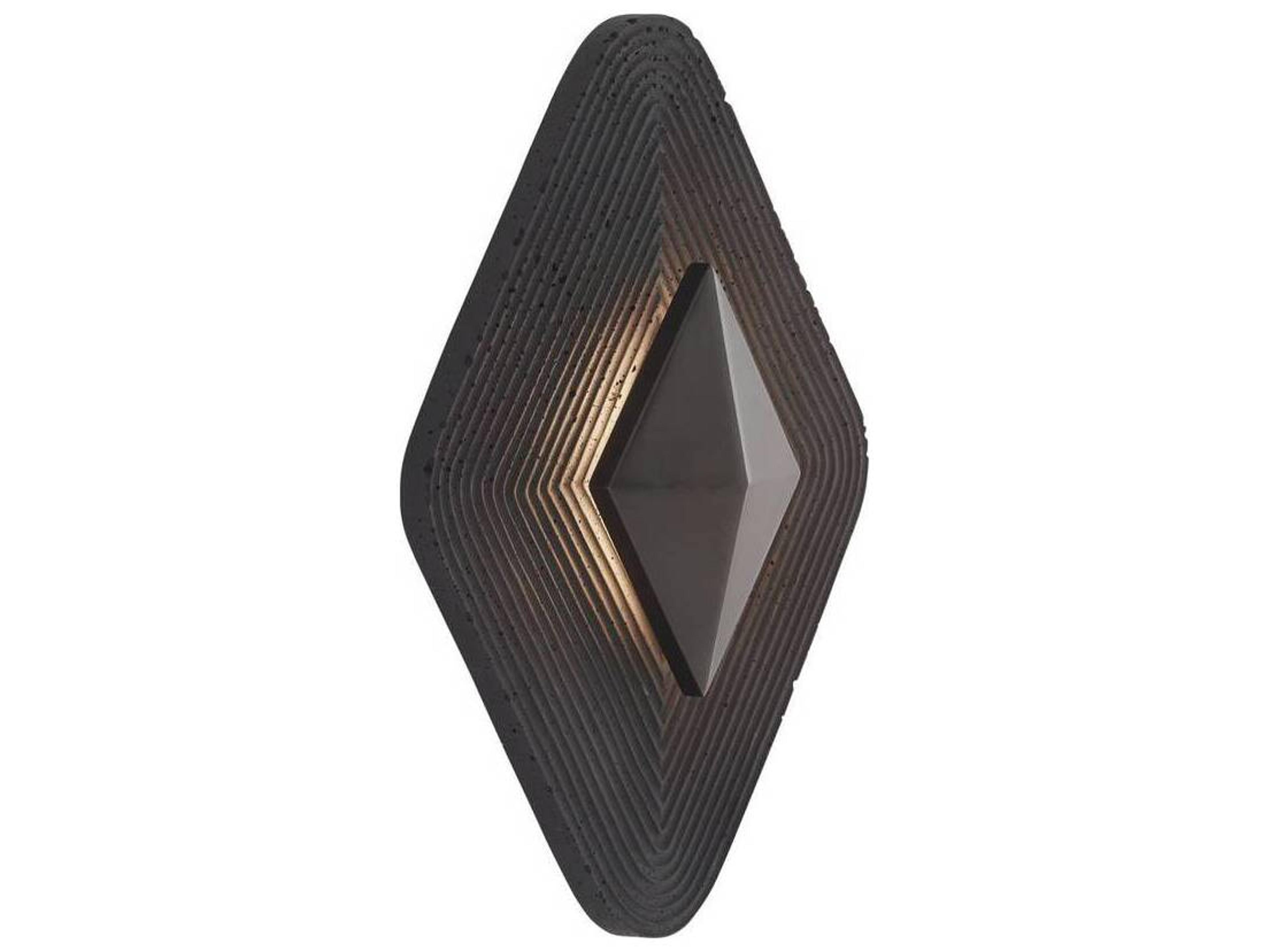 Arteriors Home Gatsby 1-Light Charcoal English Bronze Black Wall Sconce