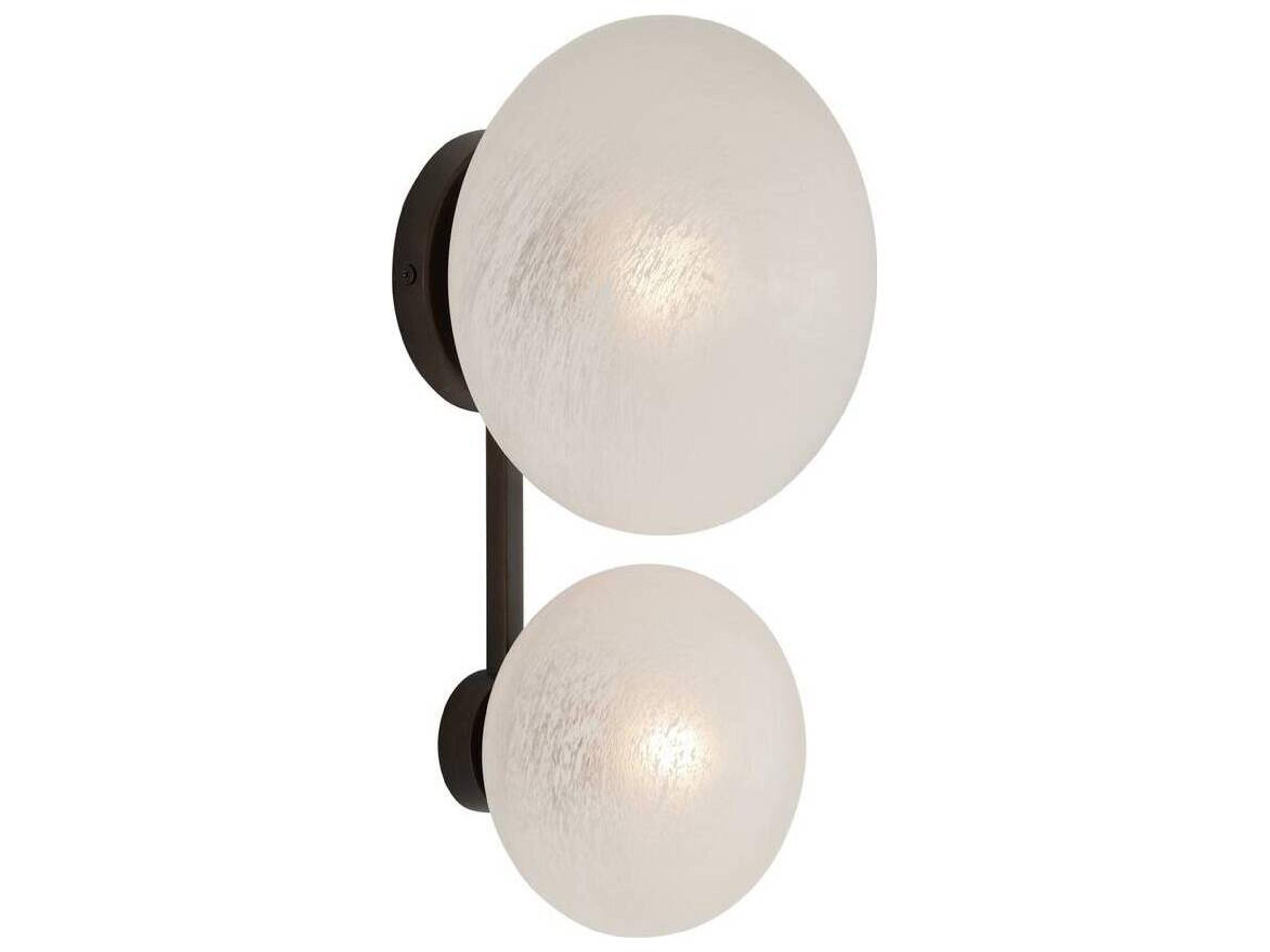 Arteriors Home Greensboro 2-Light Swirl English Bronze Wall Sconce