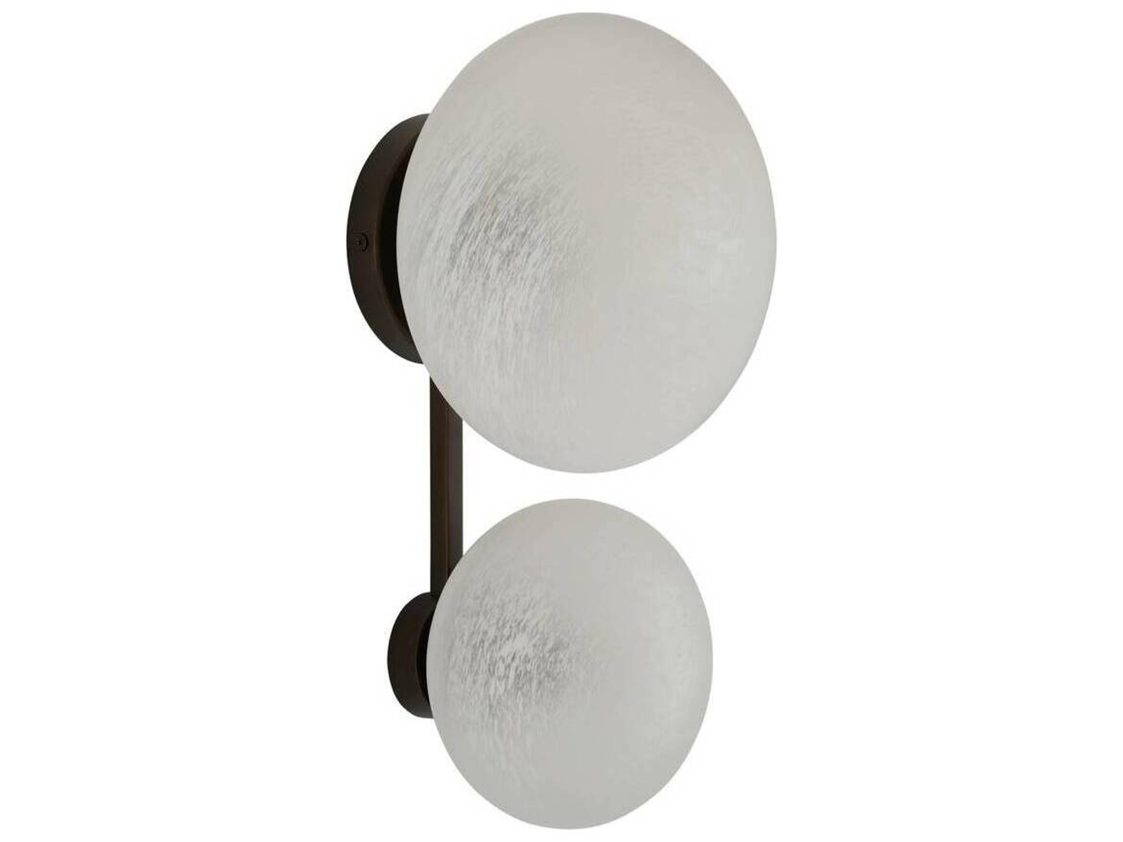 Arteriors Home Greensboro 2-Light Swirl English Bronze Wall Sconce