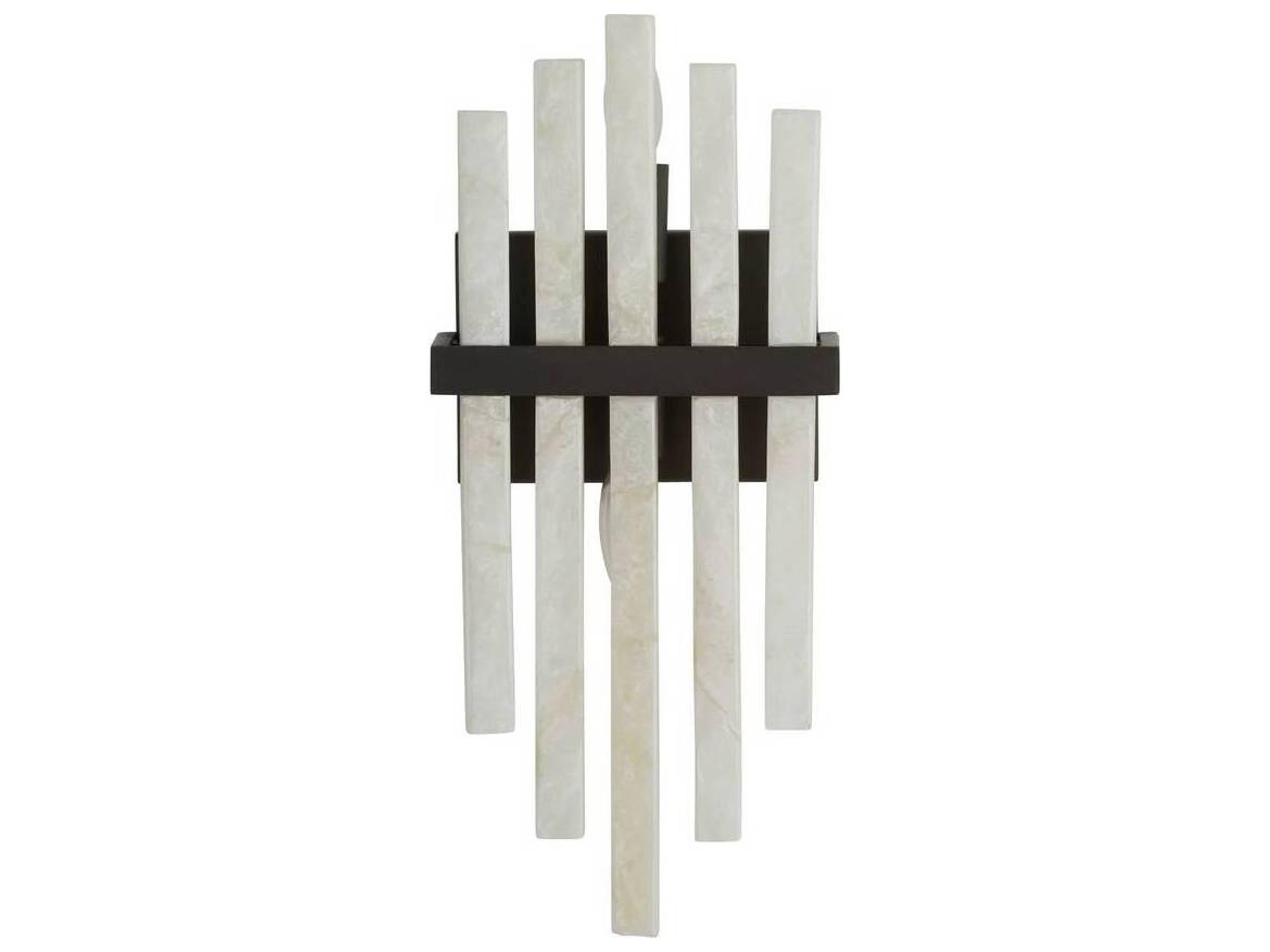 Arteriors Home Fairfax 1-Light White English Bronze Wall Sconce