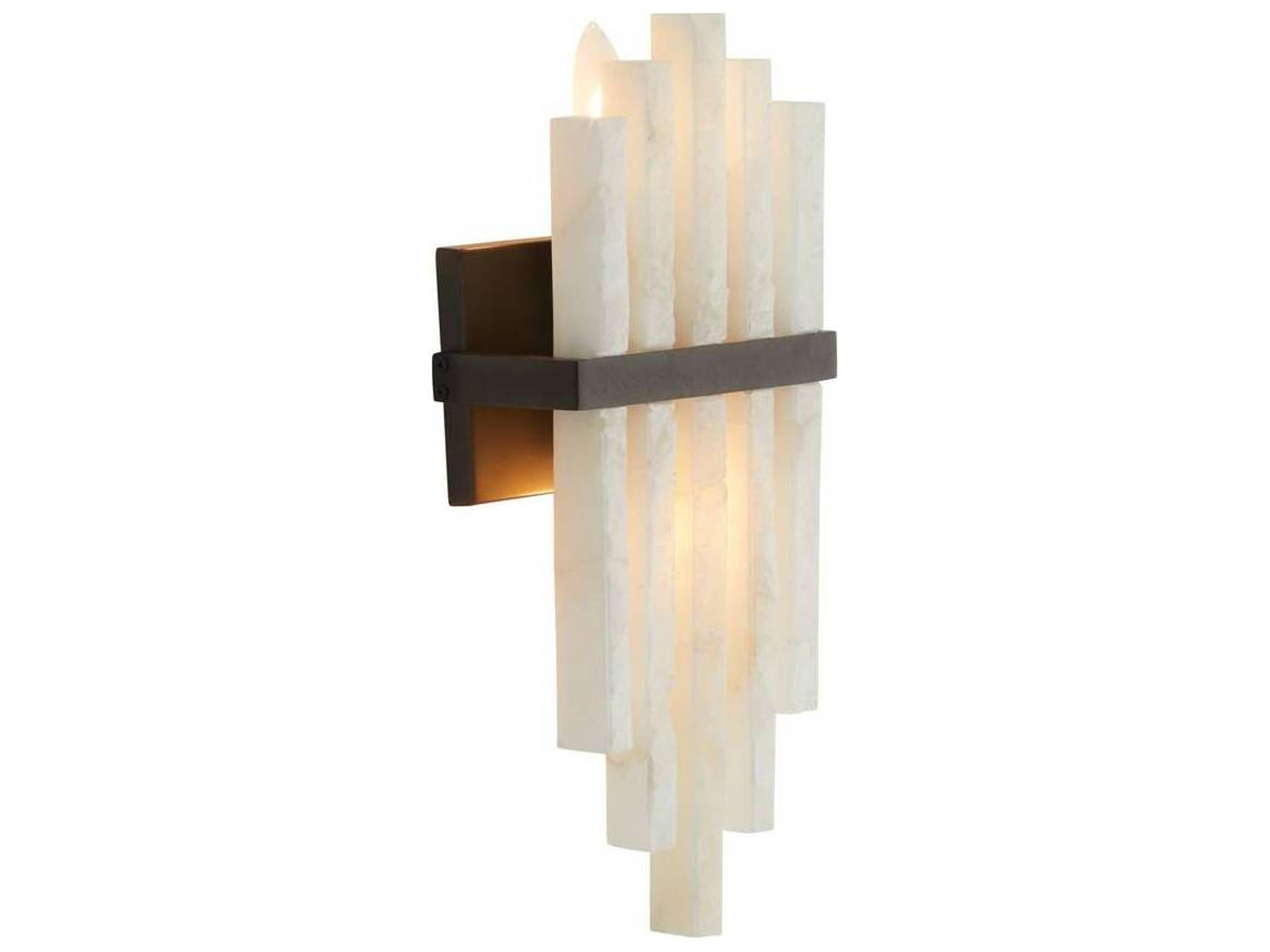 Arteriors Home Fairfax 1-Light White English Bronze Wall Sconce