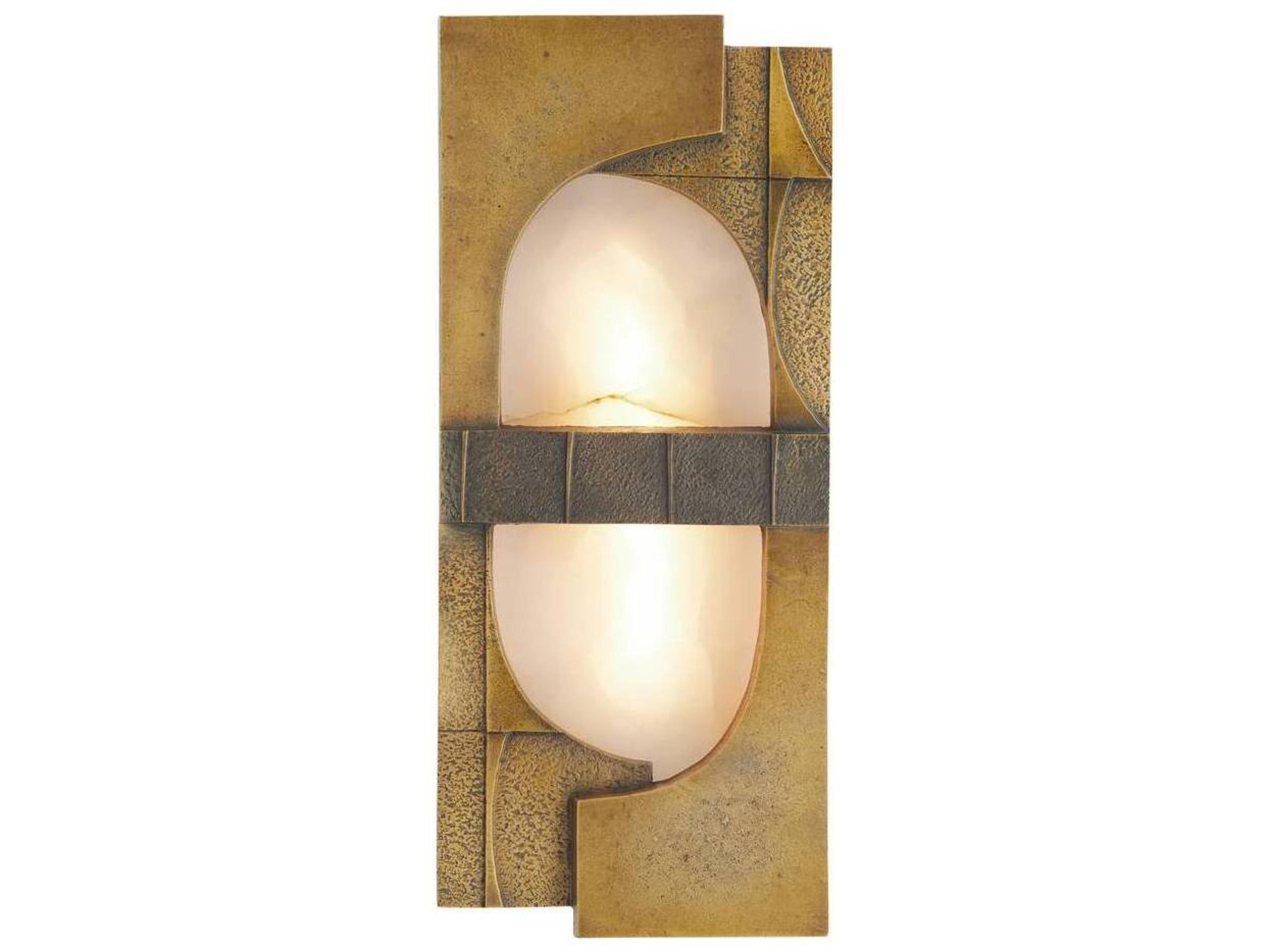Arteriors Home Graham 1-Light Antique Brass English Bronze Wall Sconce