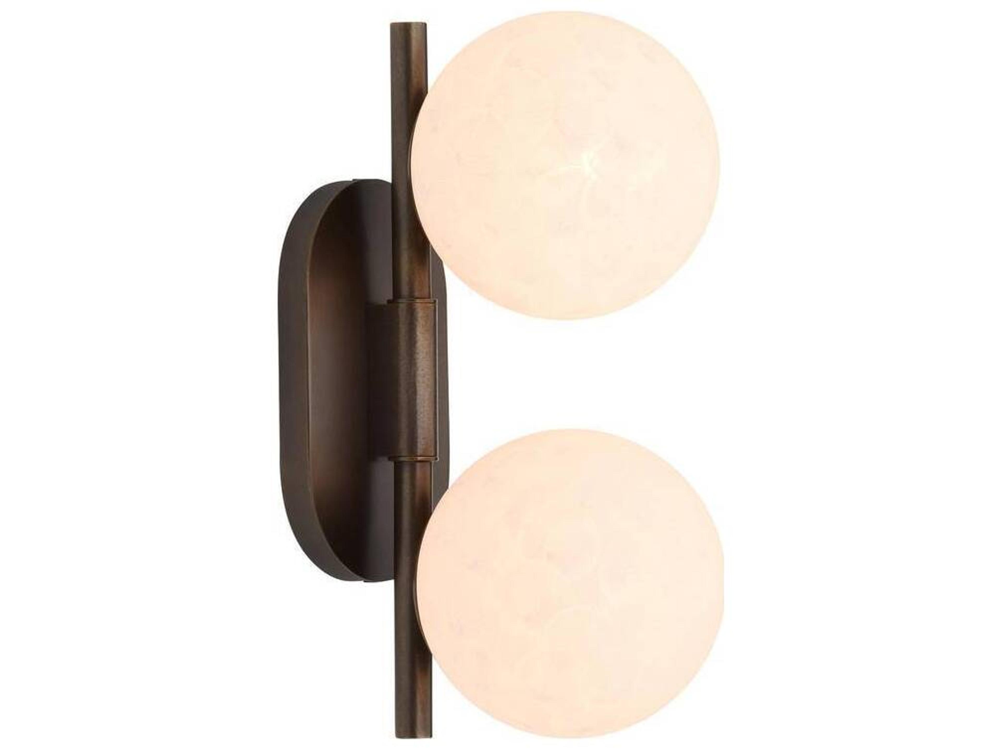 Arteriors Home Julie Arteriors Home 2-Light English Bronze Black Wall Sconce