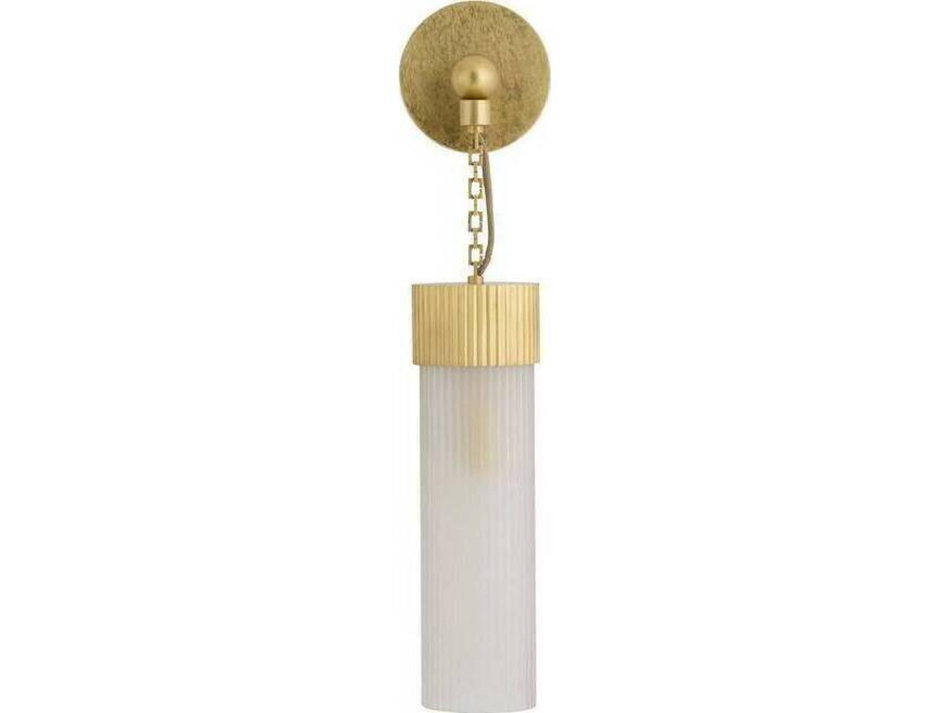 Arteriors Home Jayce 1-Light Antique Brass Gold Wall Sconce