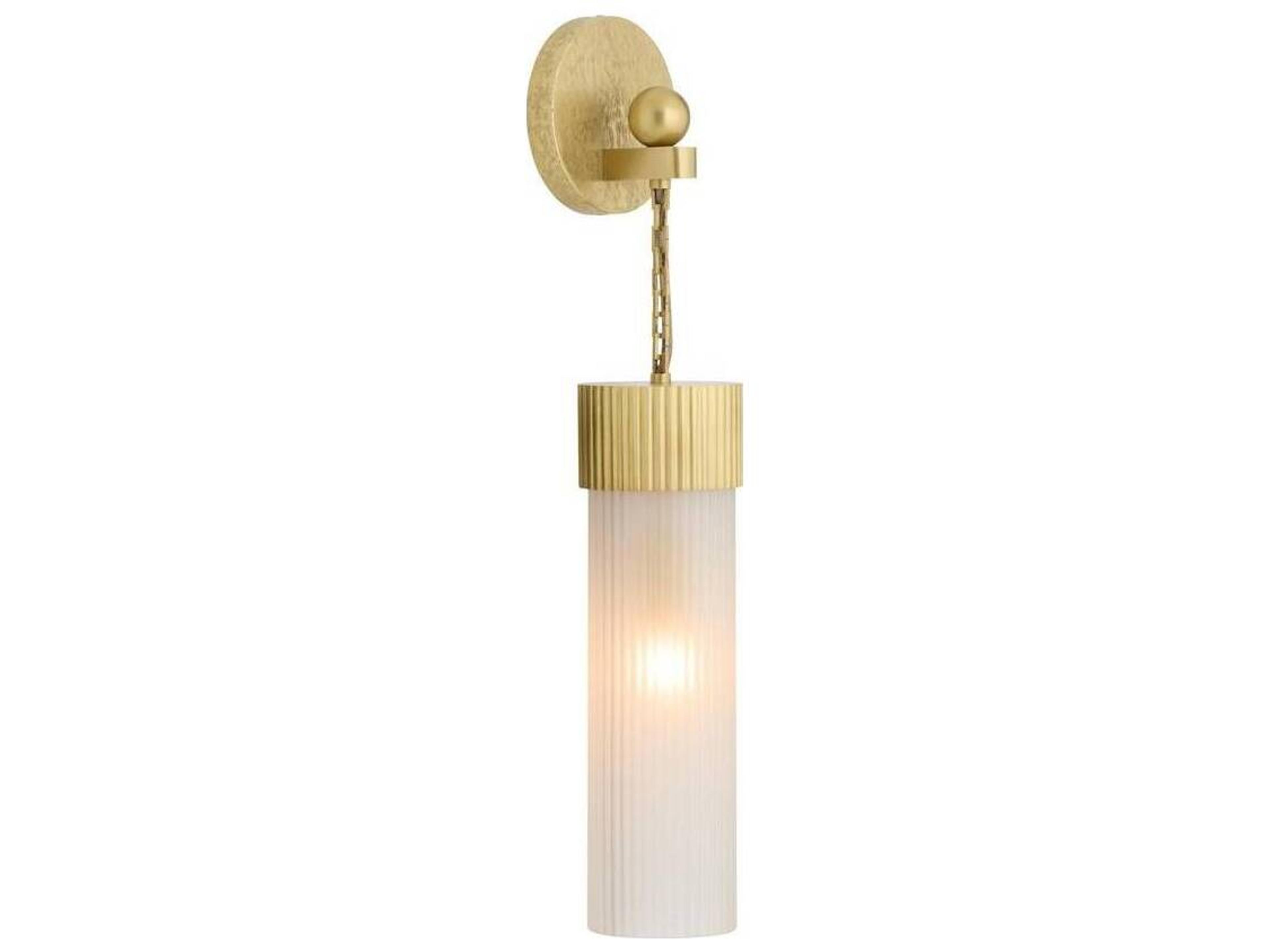 Arteriors Home Jayce 1-Light Antique Brass Gold Wall Sconce