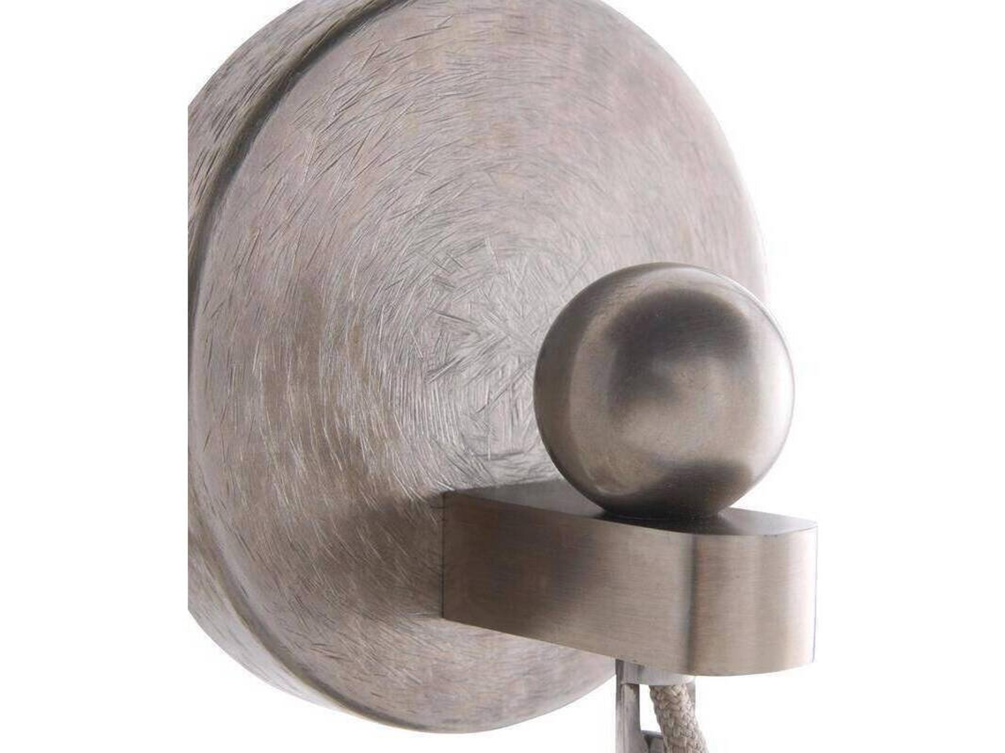 Arteriors Home Jayce 1-Light Vintage Silver Steel Wall Sconce