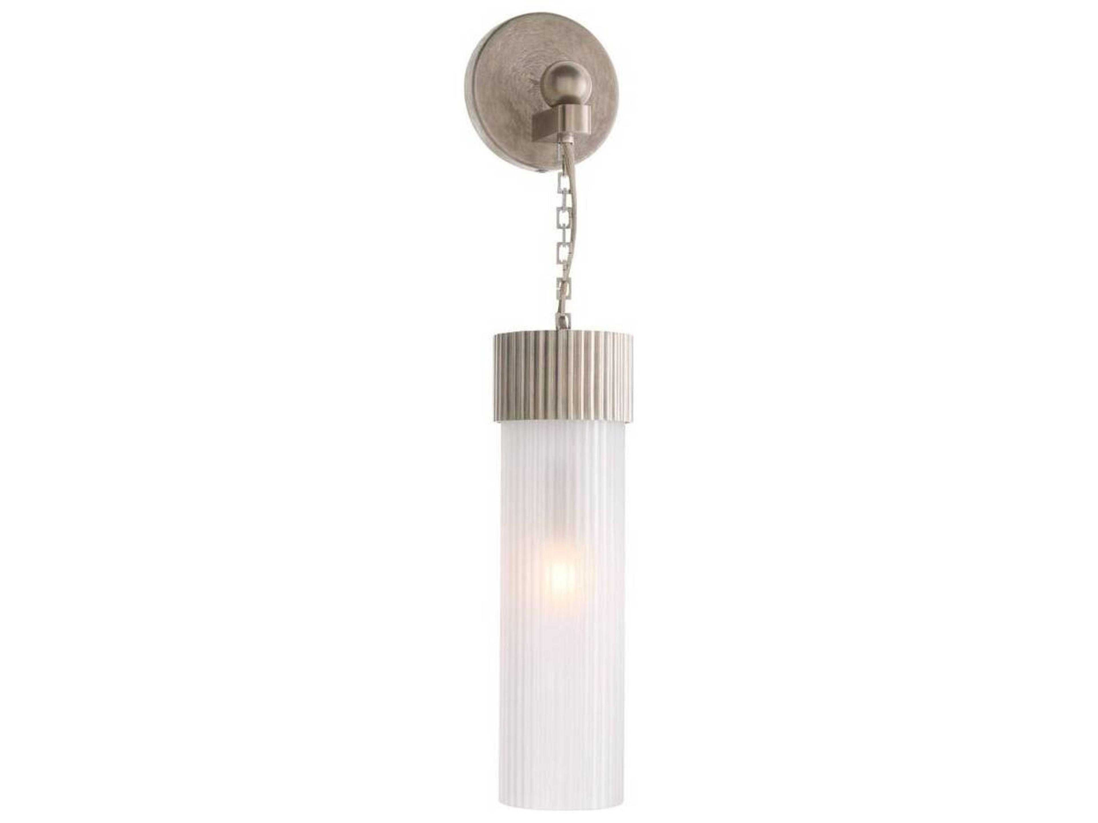 Arteriors Home Jayce 1-Light Vintage Silver Steel Wall Sconce