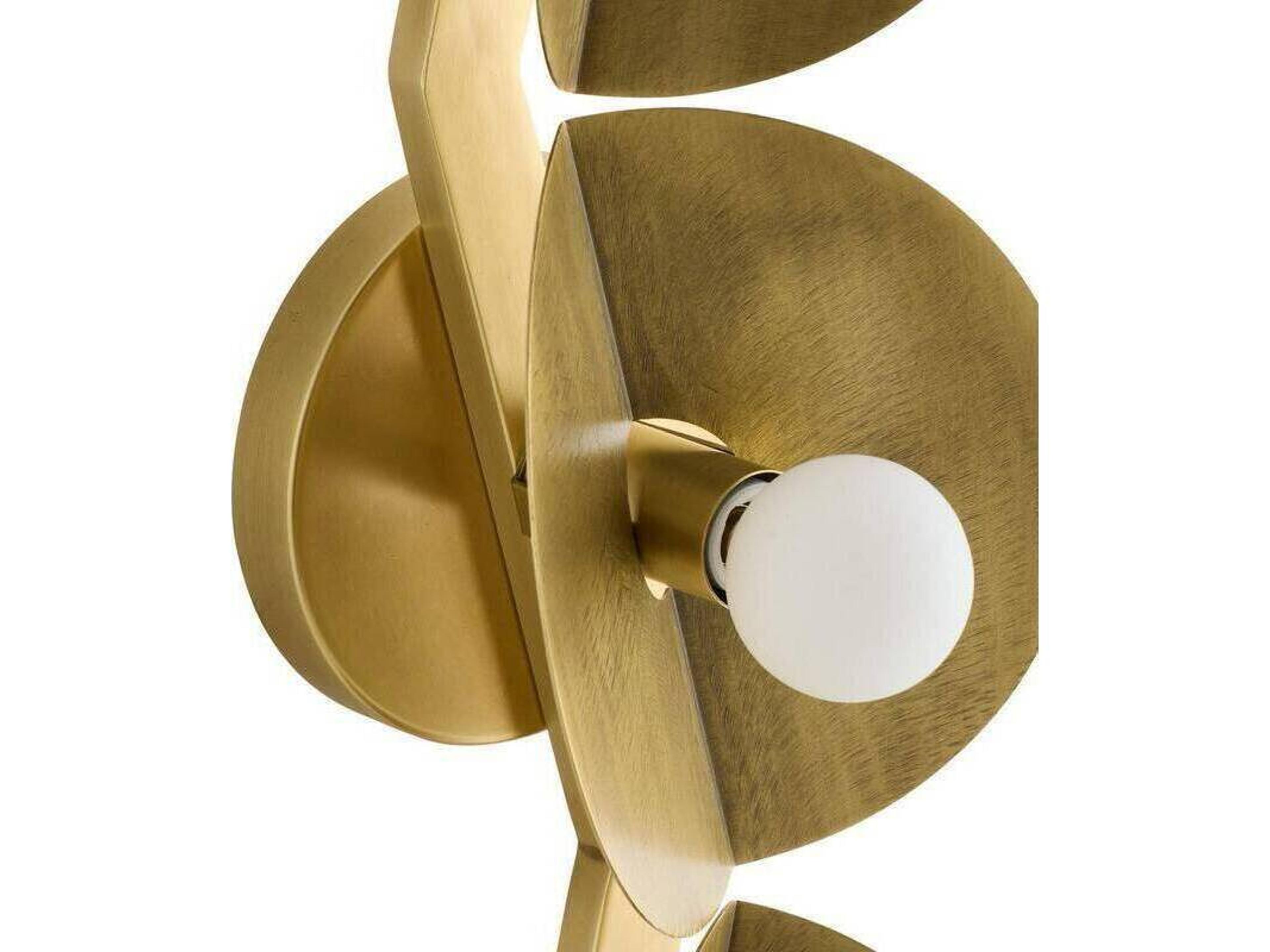 Arteriors Home Itzia Arteriors Home 4-Light Antique Brass Gold Wall Sconce