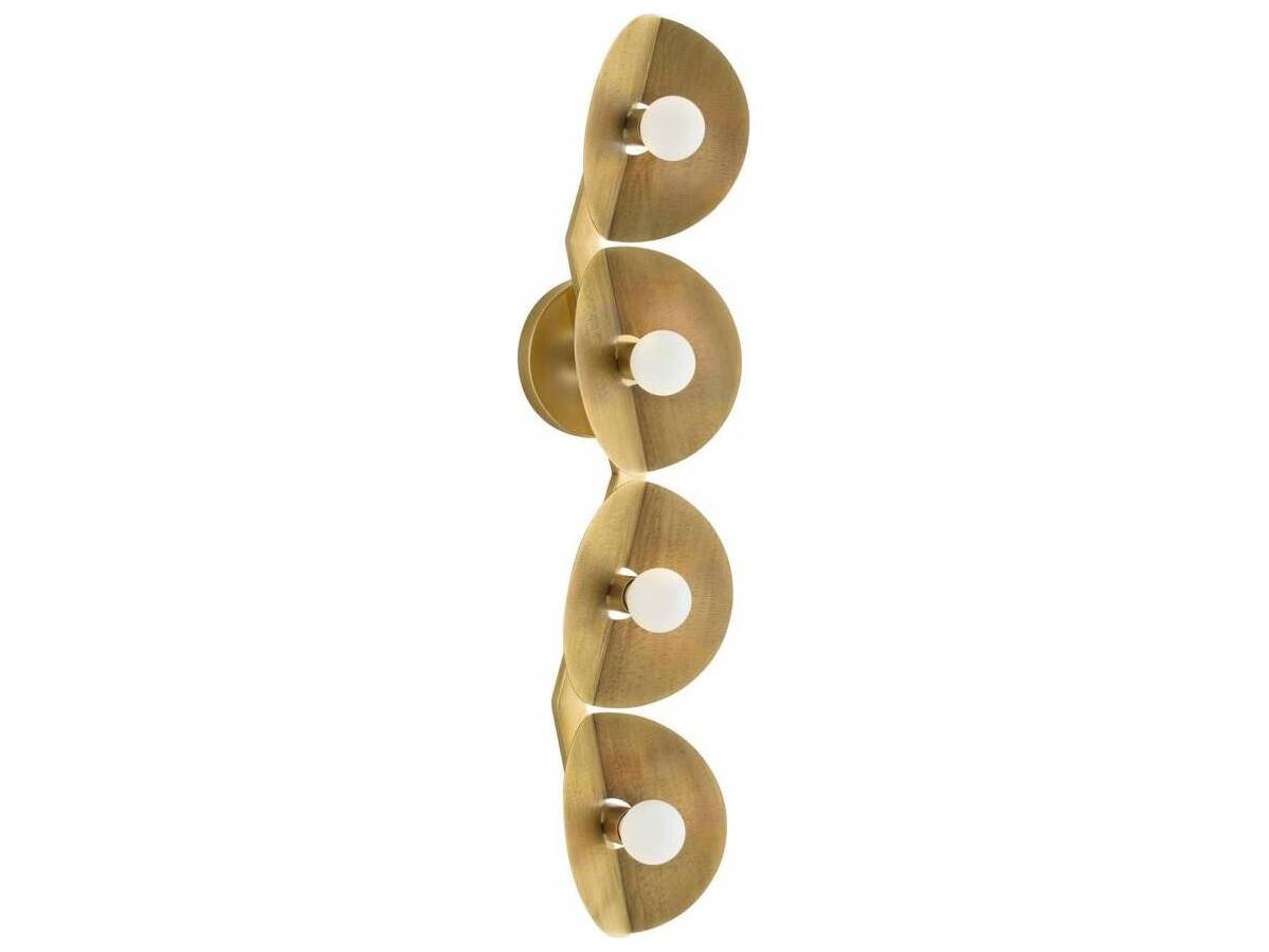Arteriors Home Itzia Arteriors Home 4-Light Antique Brass Gold Wall Sconce