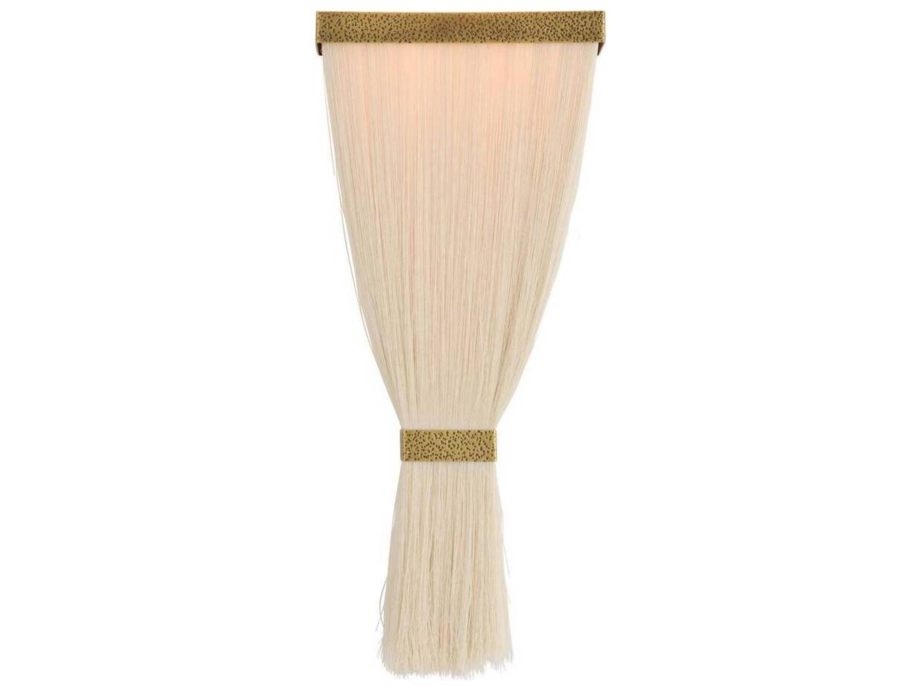 Arteriors Home Jenessa 1-Light Ivory Antique Brass White Wall Sconce