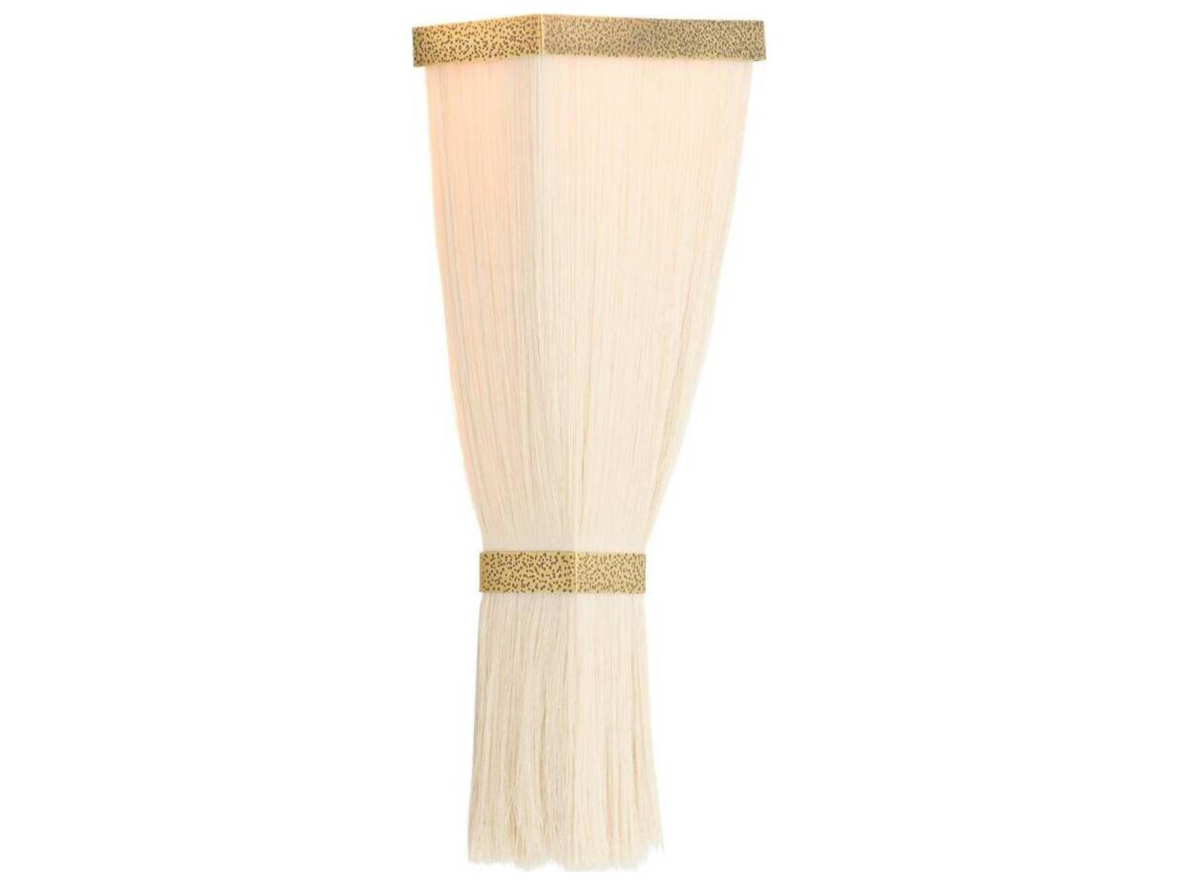 Arteriors Home Jenessa 1-Light Ivory Antique Brass White Wall Sconce