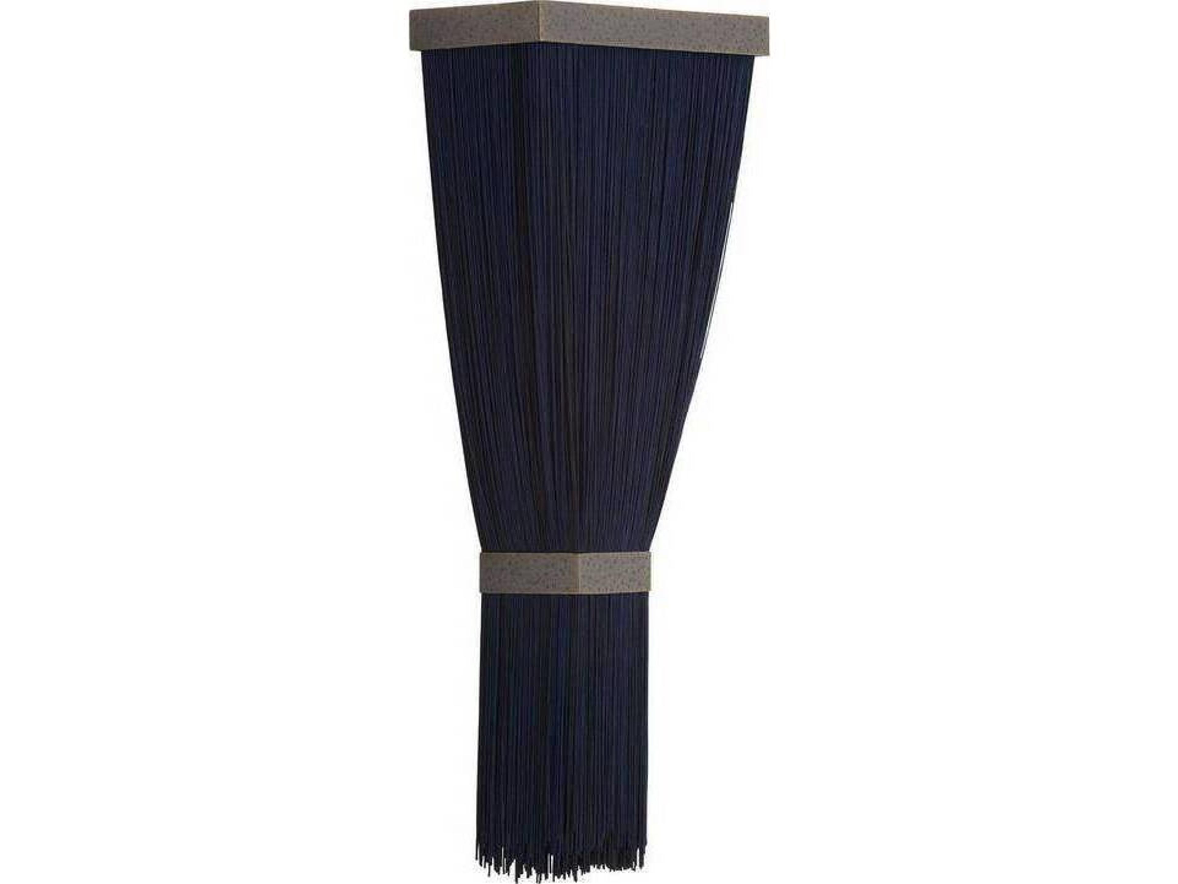 Jenessa Wall Sconce Navy Microfiber Tassel