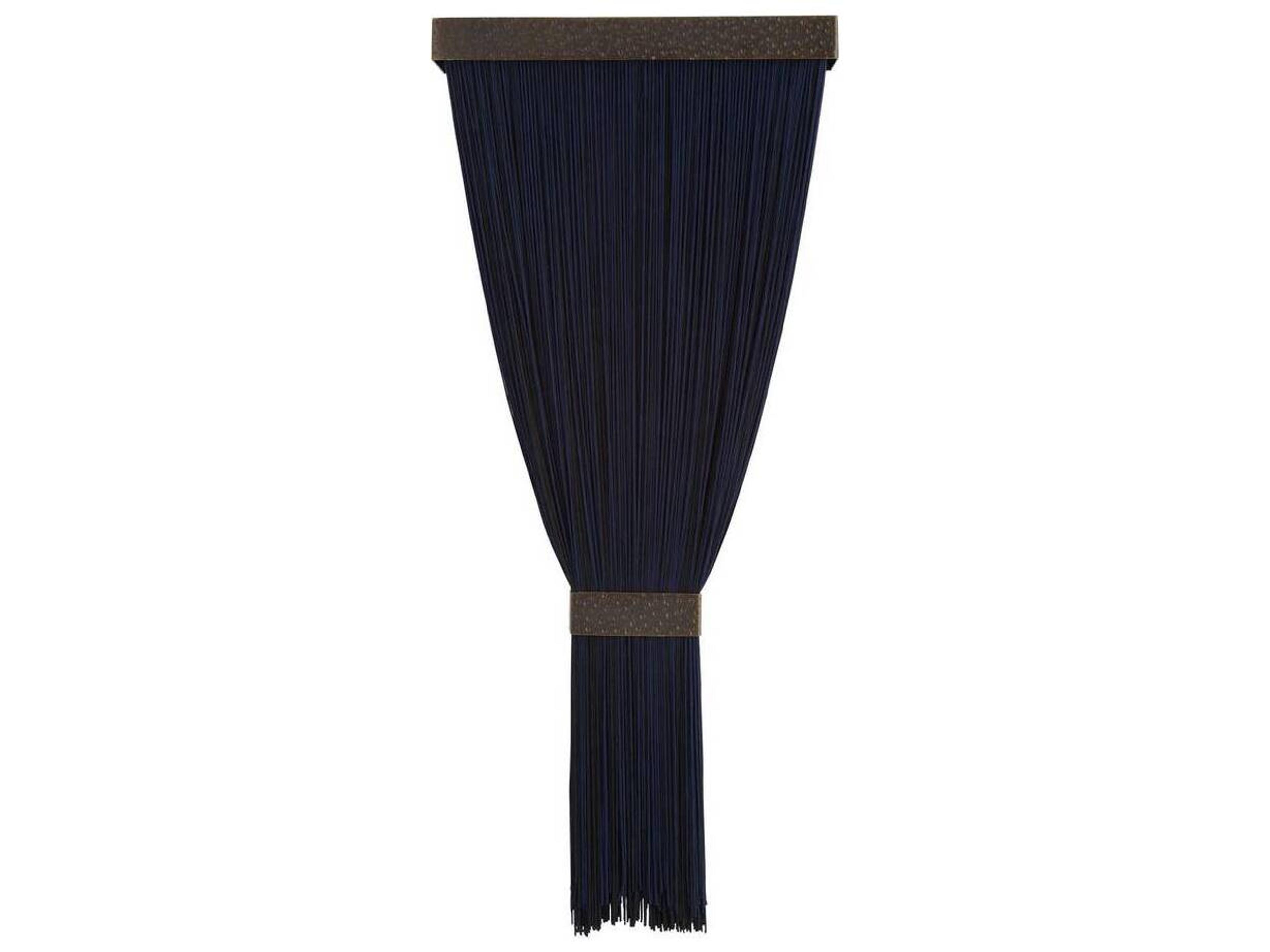 Arteriors Home Jenessa 1-Light Navy Antique Brass Black Wall Sconce