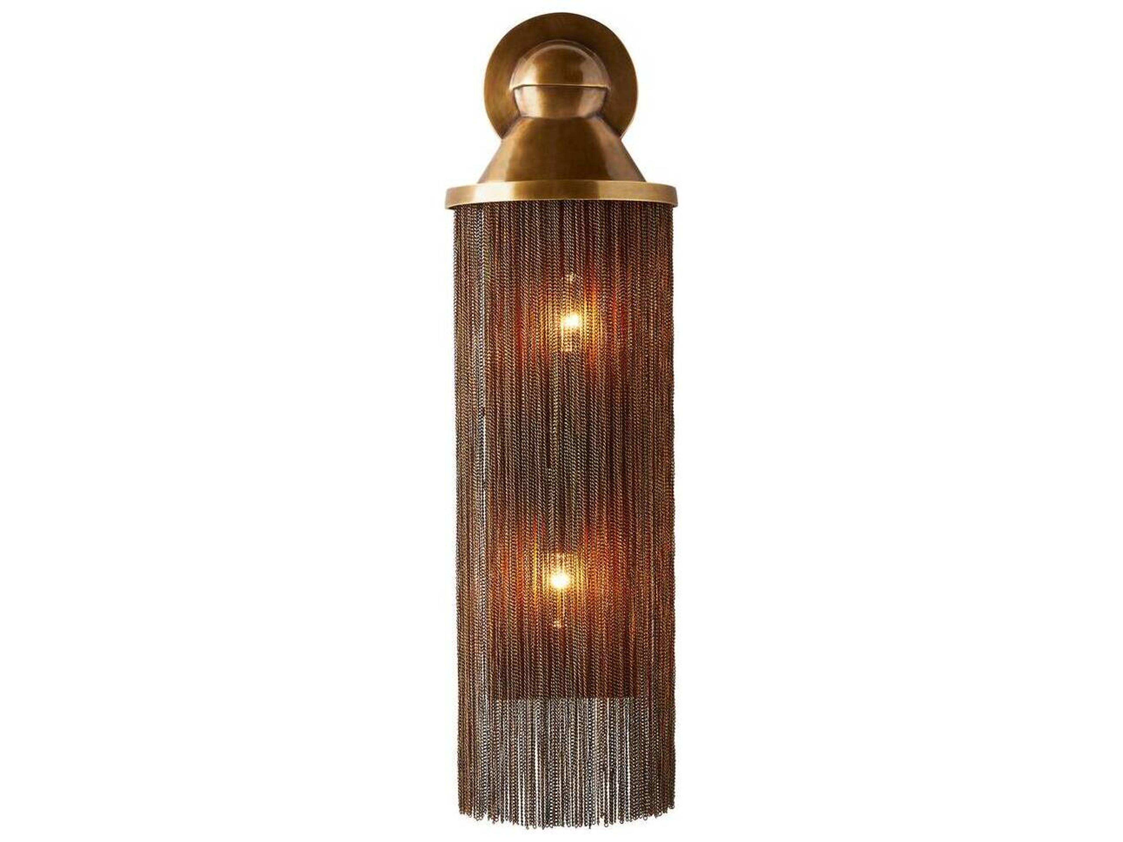 Arteriors Home Vanko 2-Light Vintage Brass Wall Sconce