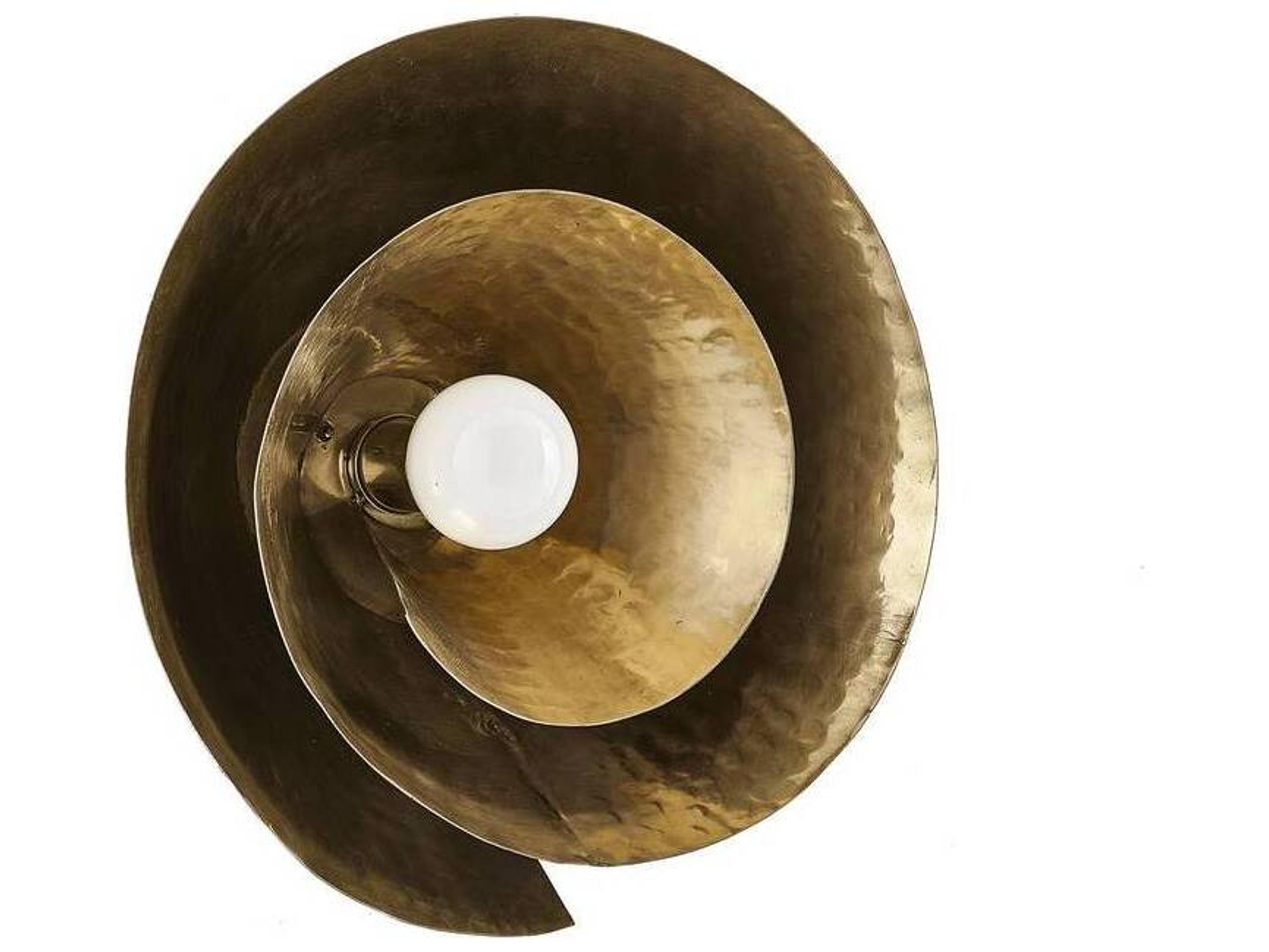 Arteriors Home Arden 1-Light Vintage Brass Wall Sconce