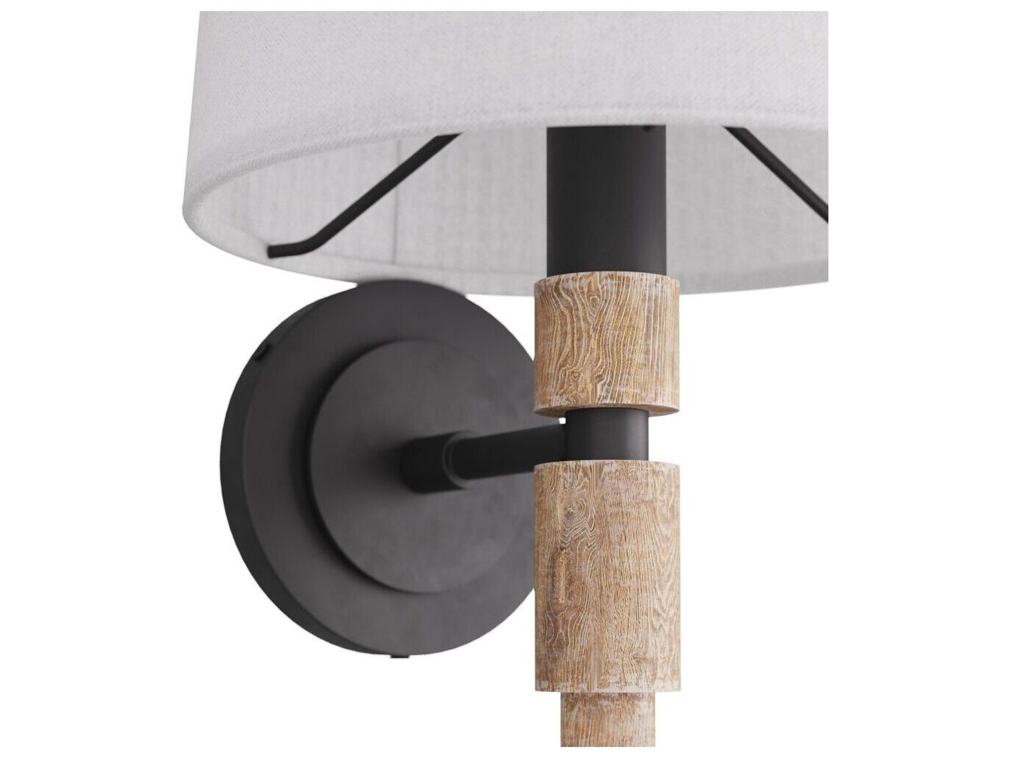 Arteriors Home Allman 1-Light Bronze Limed Wash Wall Sconce