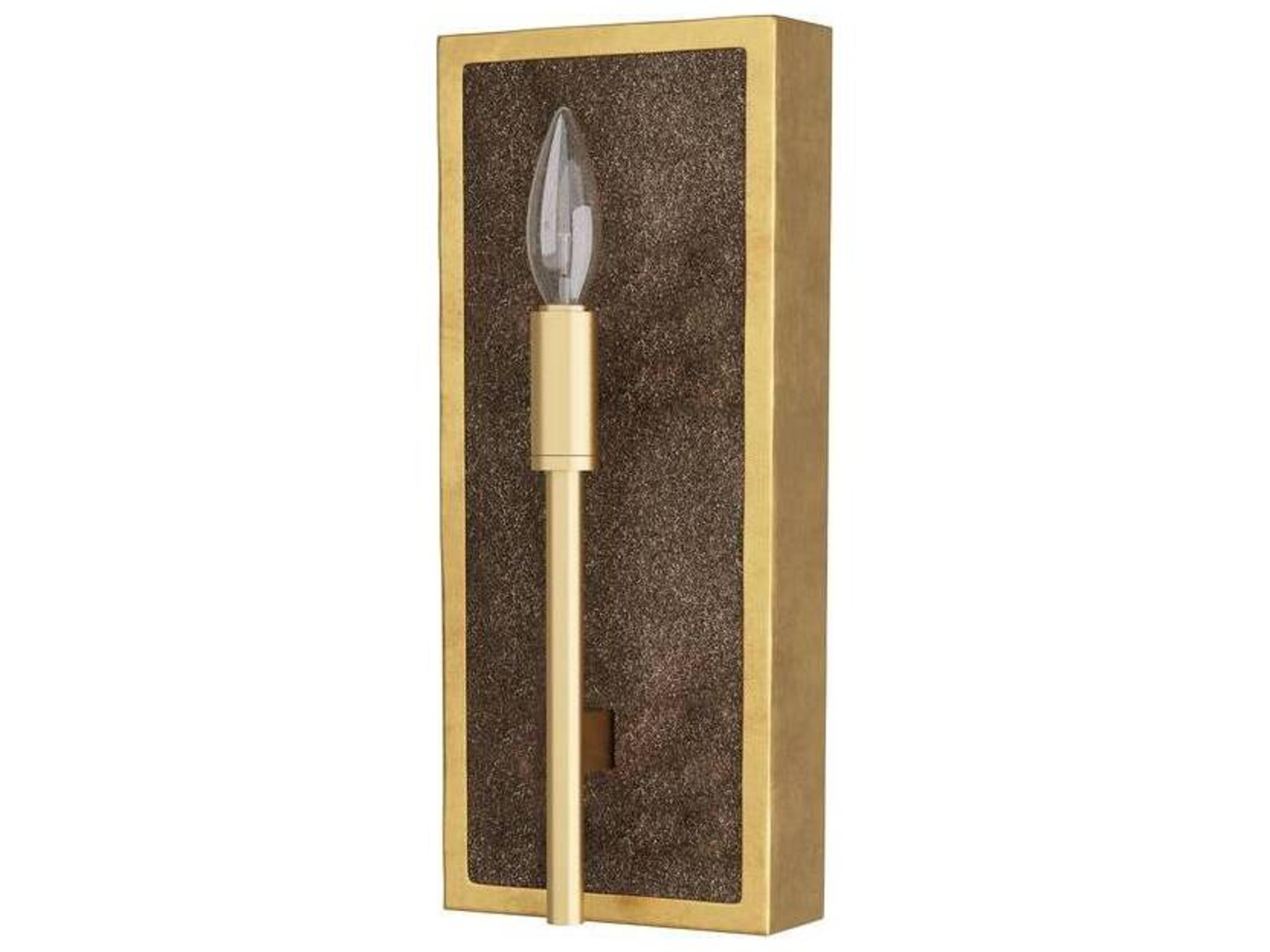 Arteriors Home 1-Light Brown Brass Wall Sconce