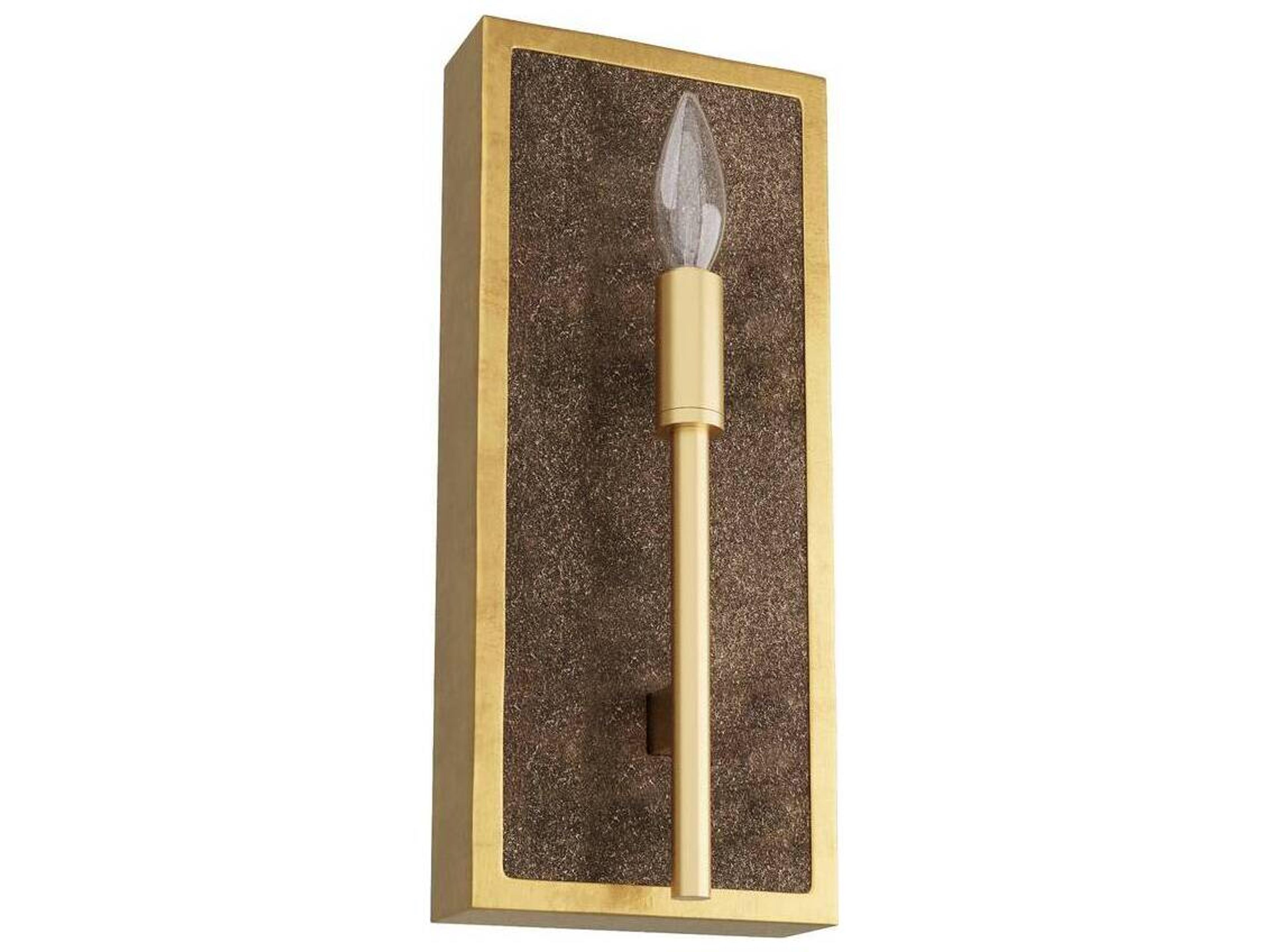 Arteriors Home 1-Light Brown Brass Wall Sconce