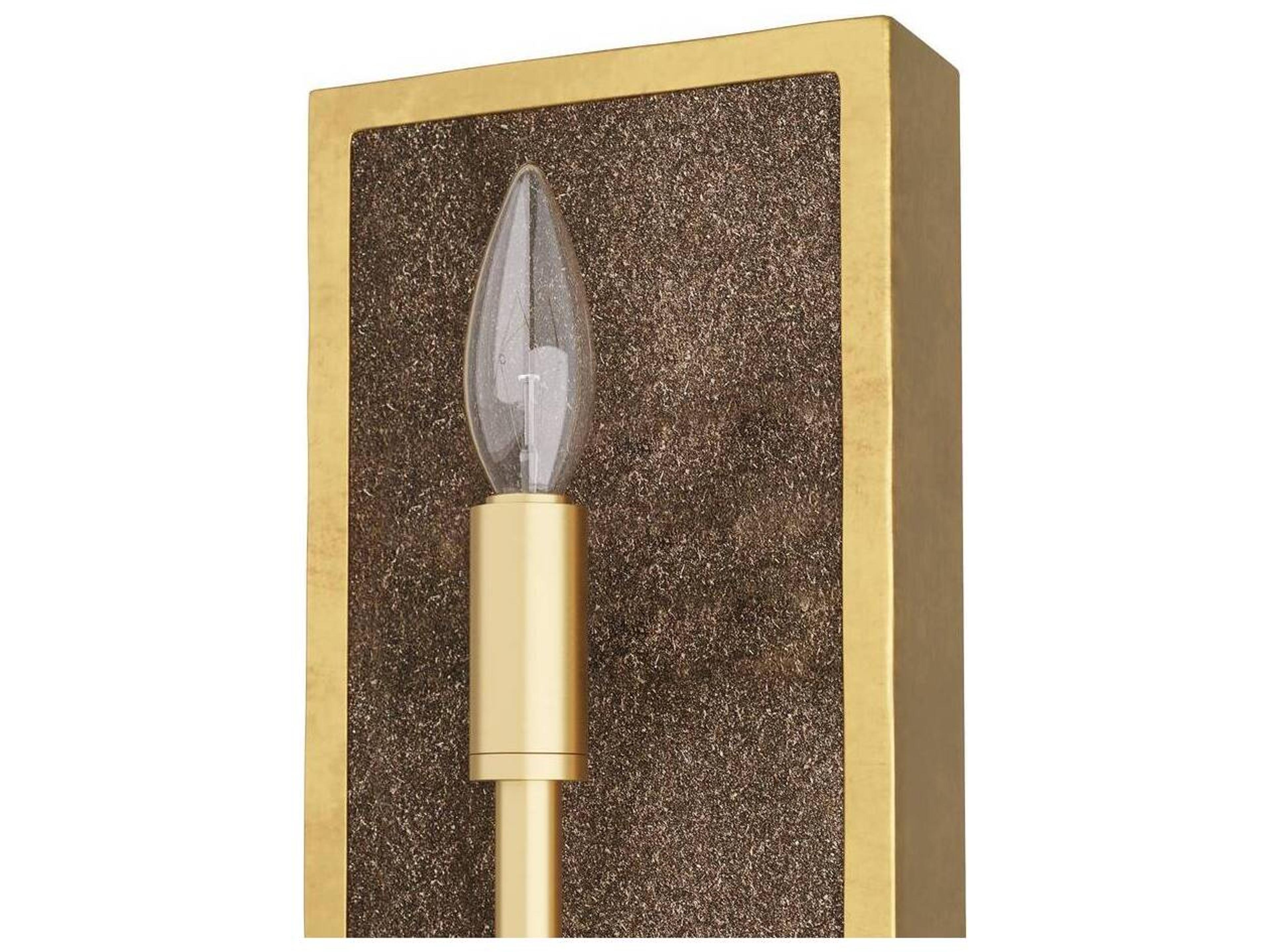 Arteriors Home 1-Light Brown Brass Wall Sconce