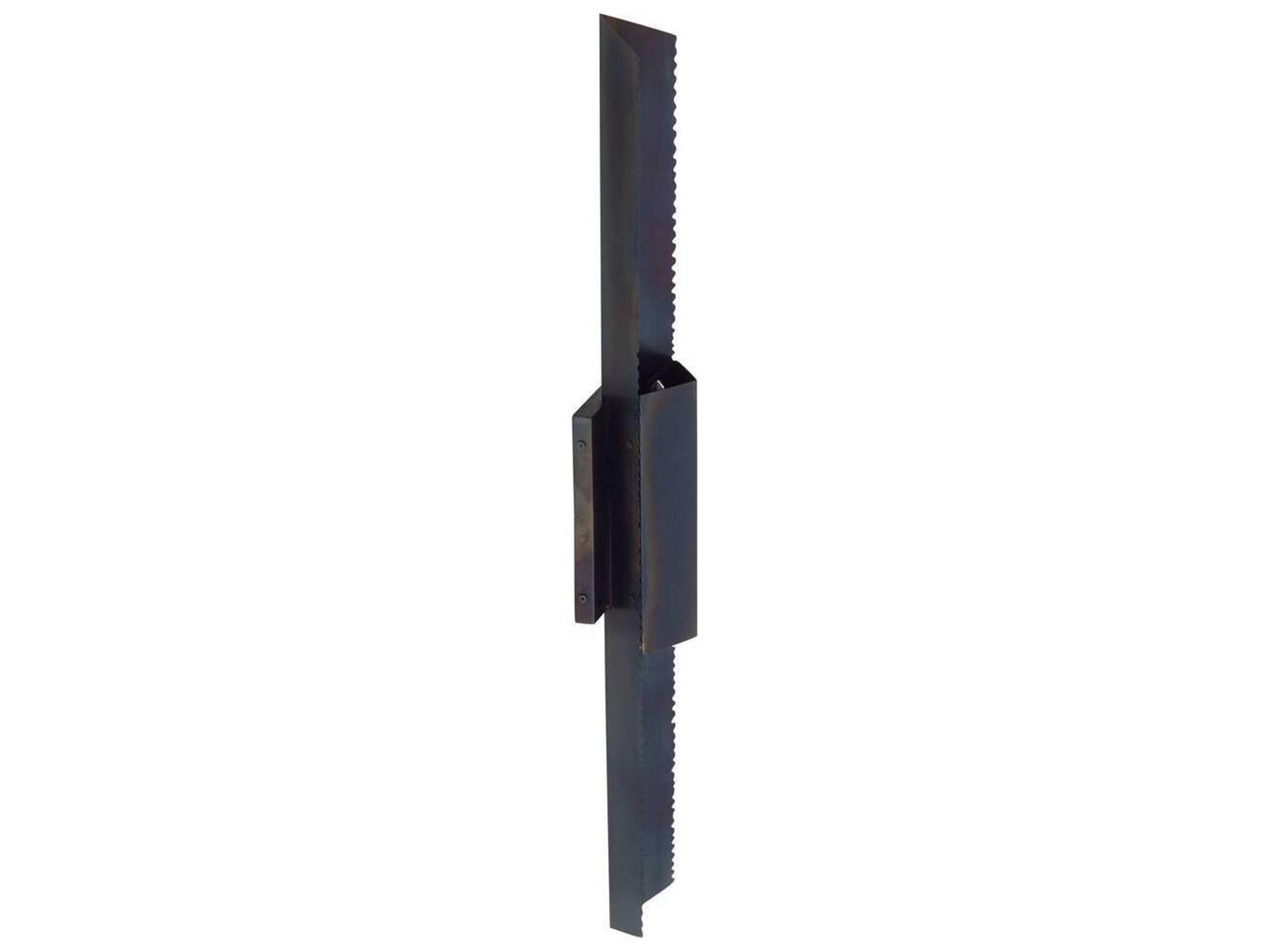 Arteriors Home Francisco 2-Light Burnt Iron Black Wall Sconce