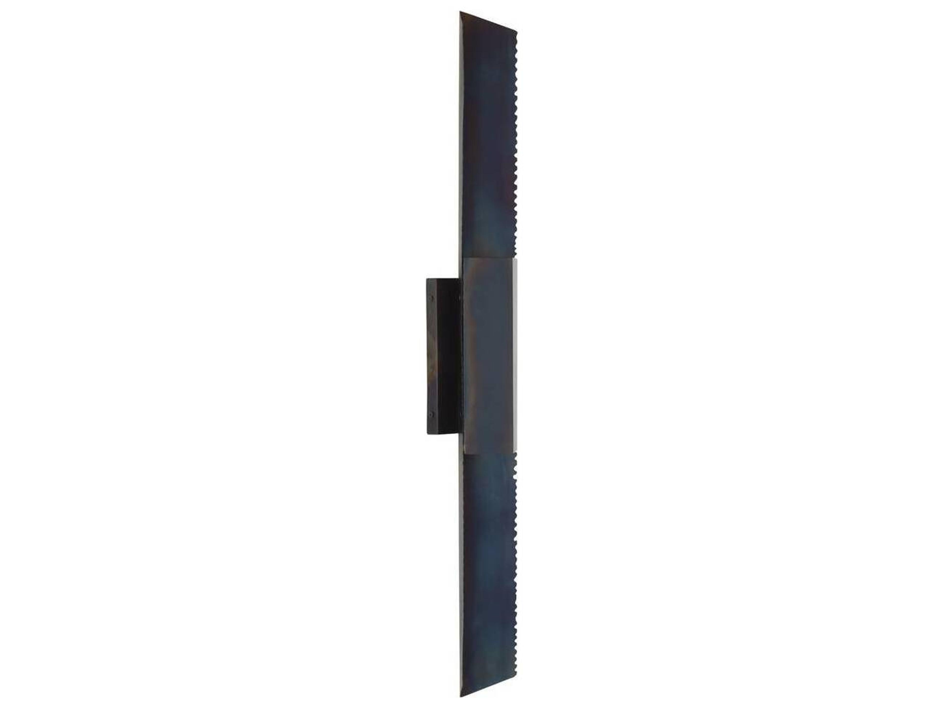Arteriors Home Francisco 2-Light Burnt Iron Black Wall Sconce
