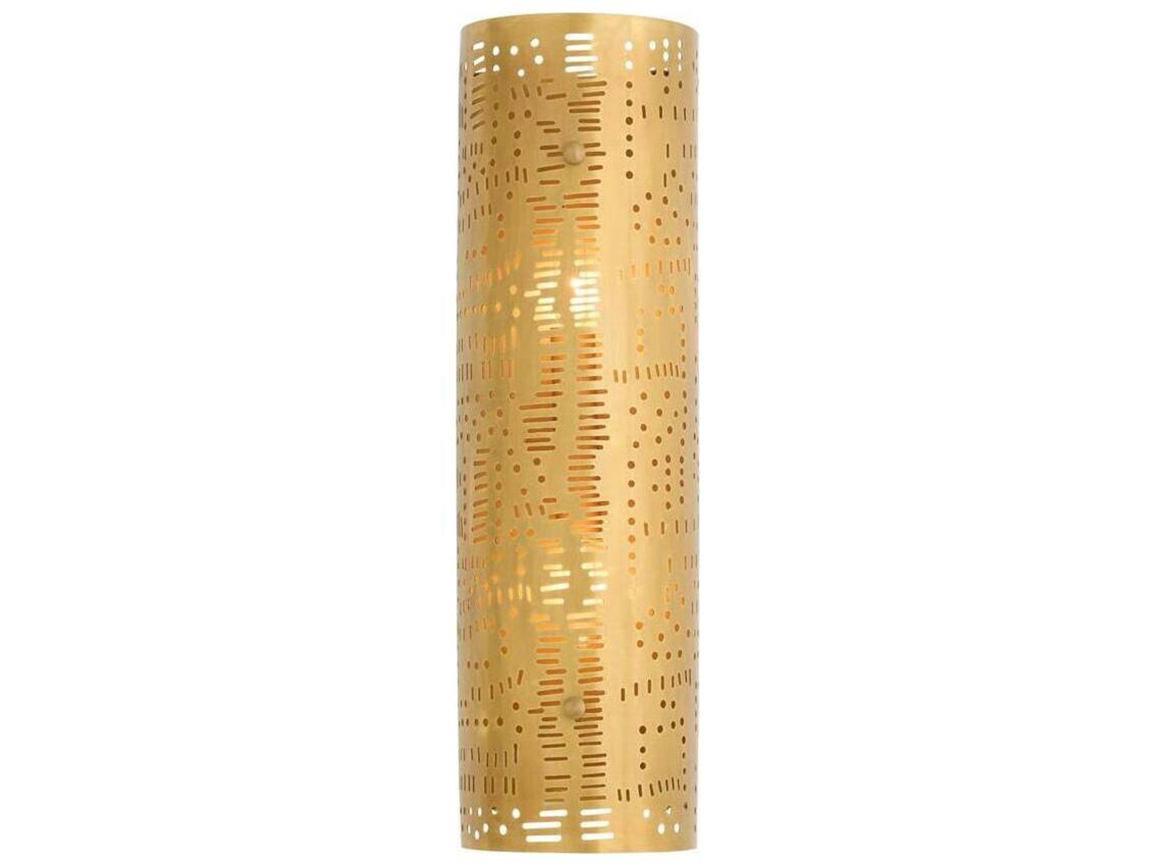 Arteriors Home Jarrett Arteriors Home 2-Light Antique Brass Gold Wall Sconce