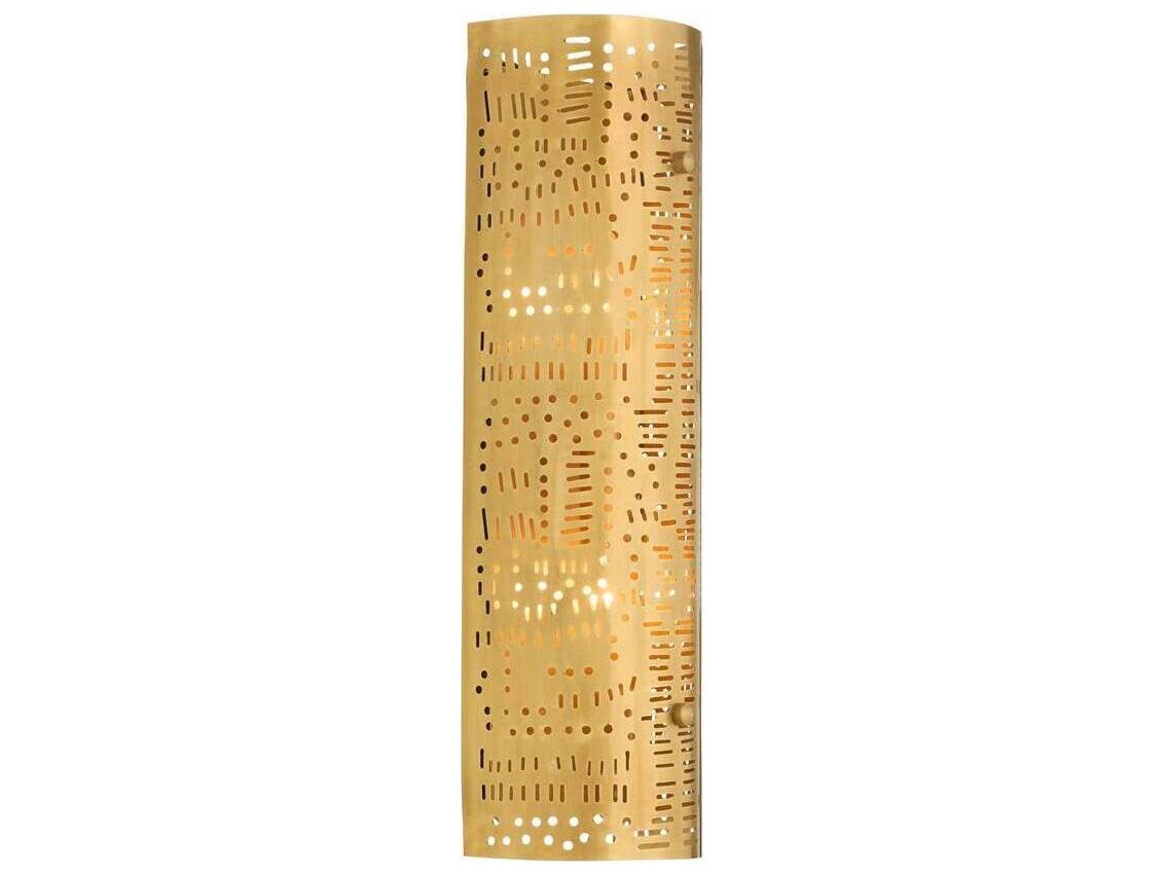 Arteriors Home Jarrett Arteriors Home 2-Light Antique Brass Gold Wall Sconce
