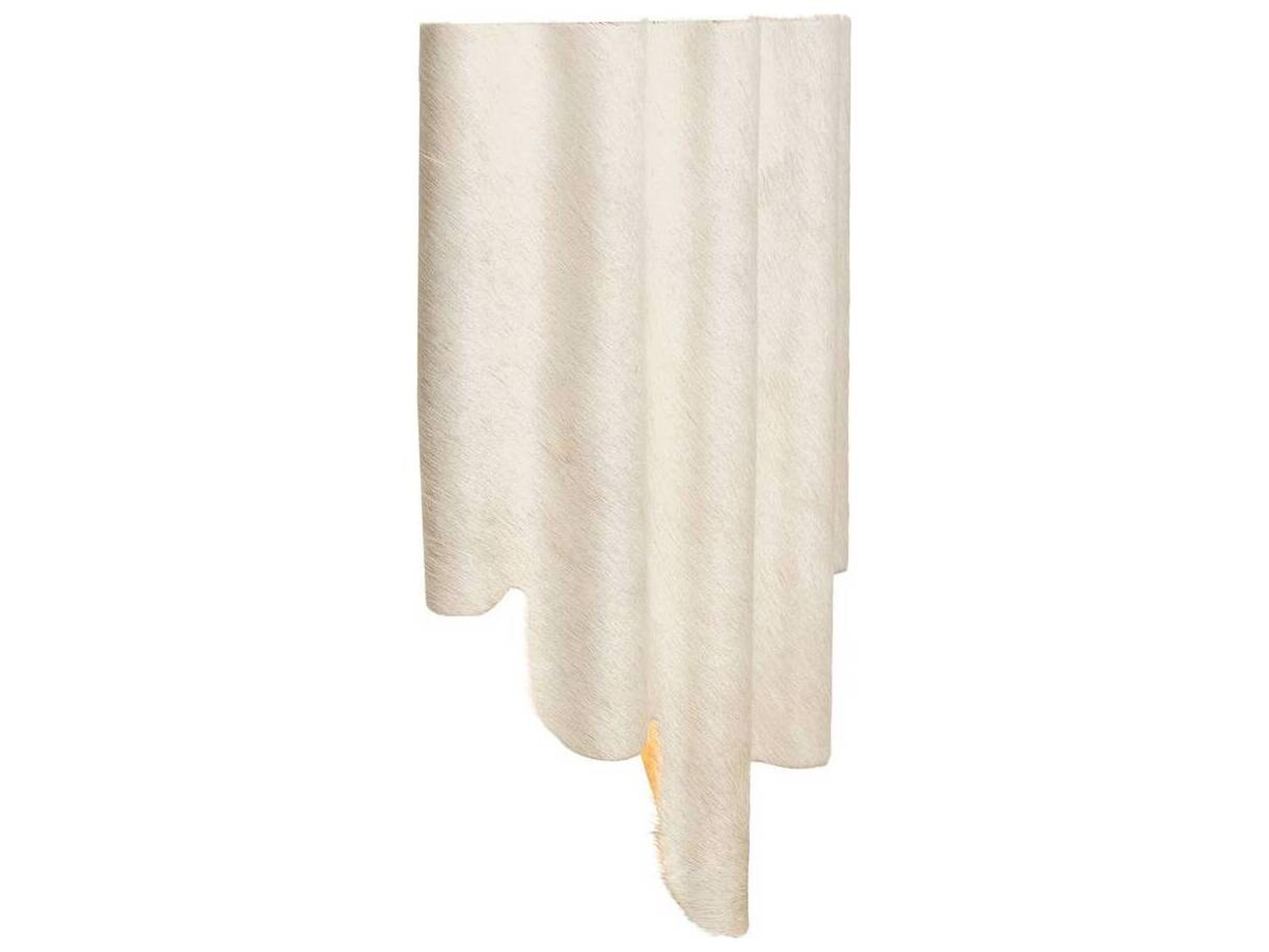 Arteriors Home White Hair On Hide Wall Sconce